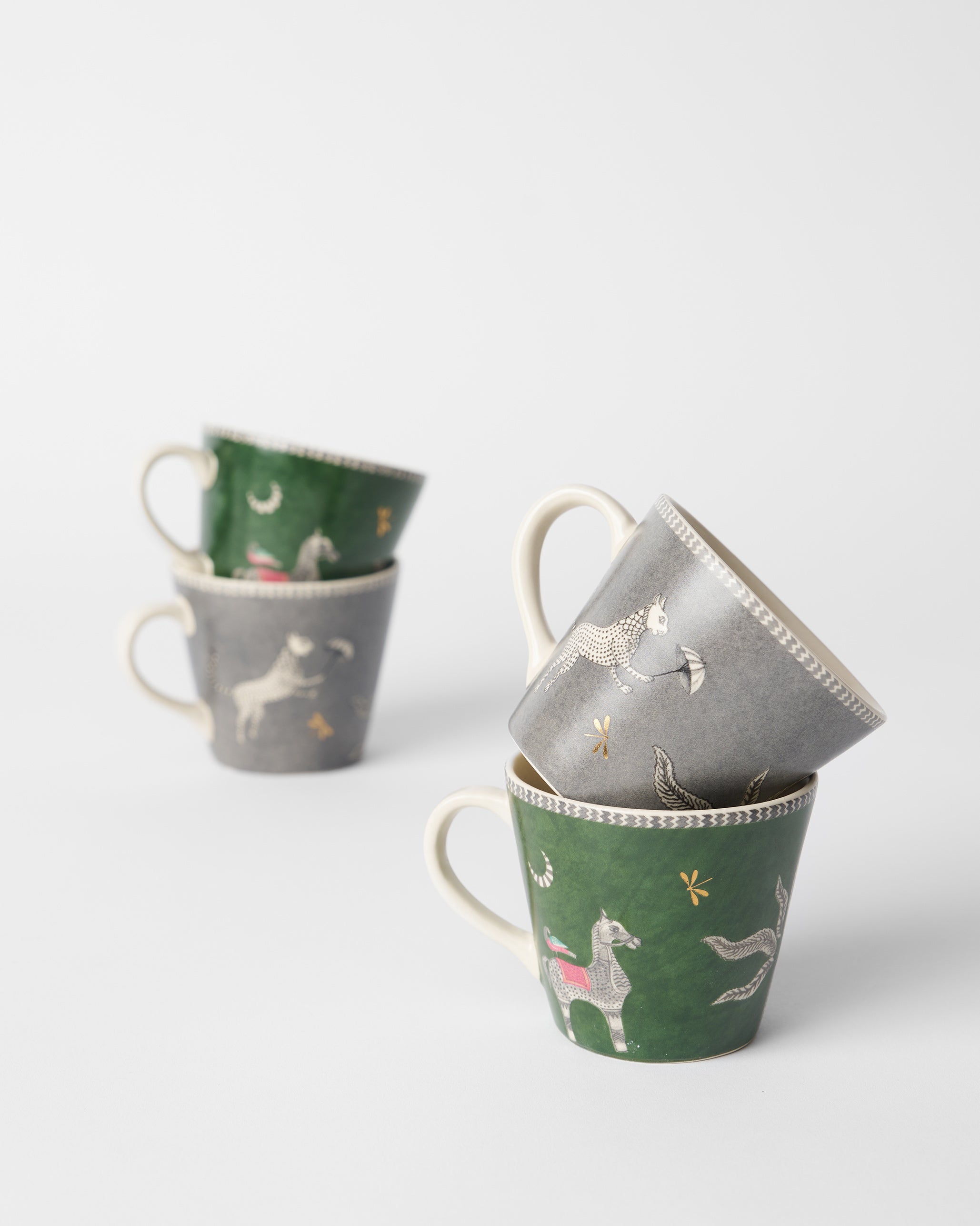 Indus Espresso Mug - Set of 4