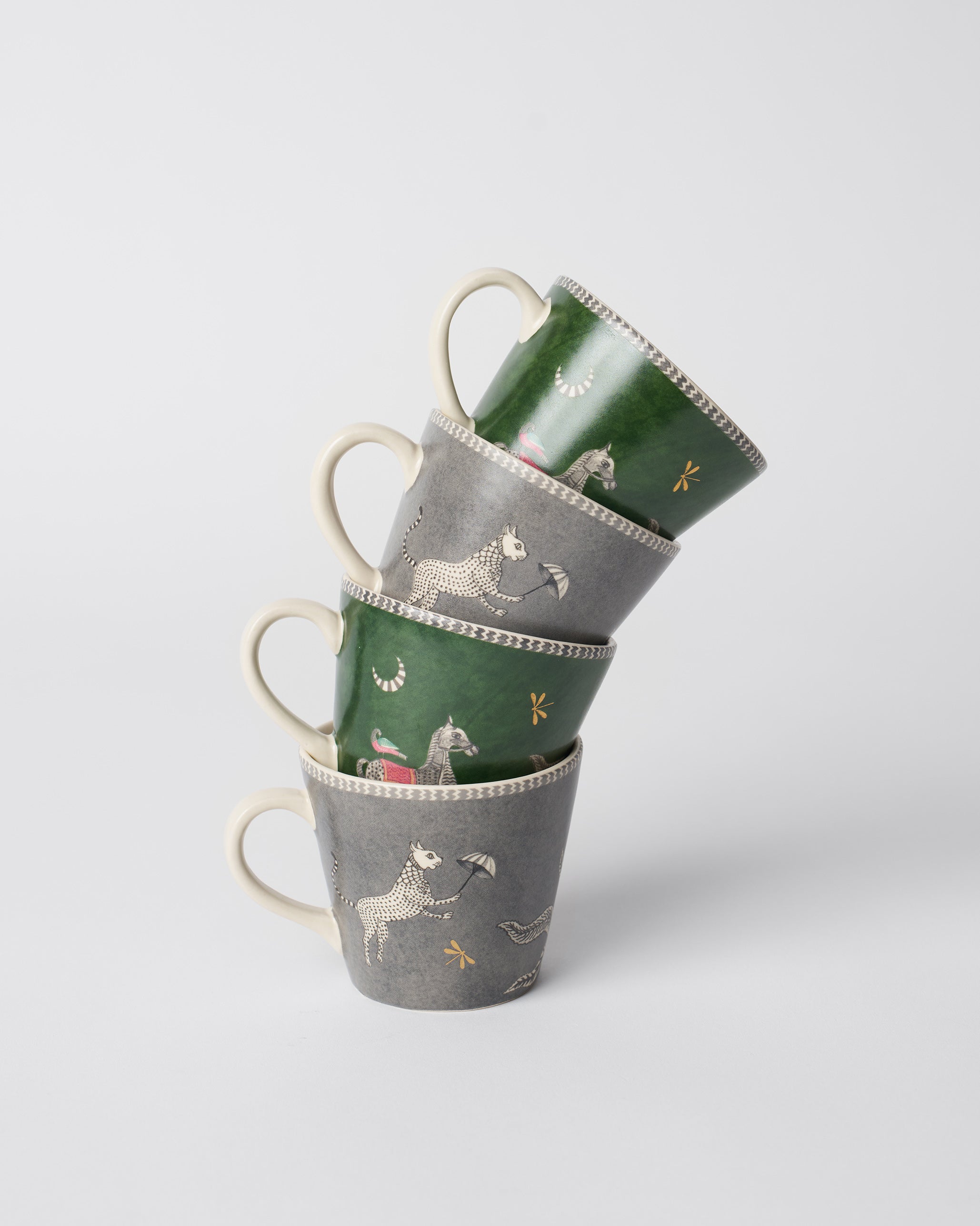 Indus Espresso Mug - Set of 4