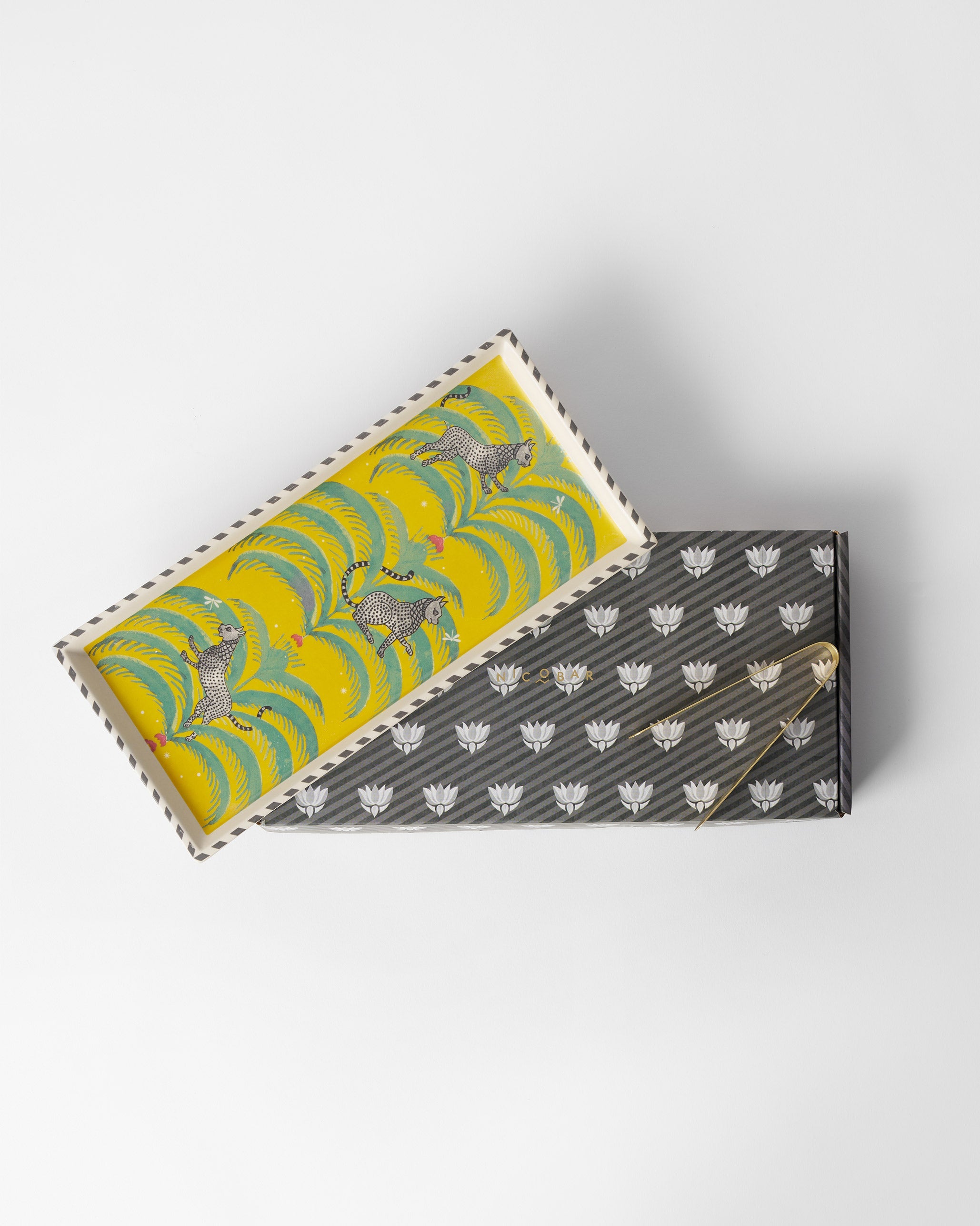 Bagh Cookie Tray with Tong