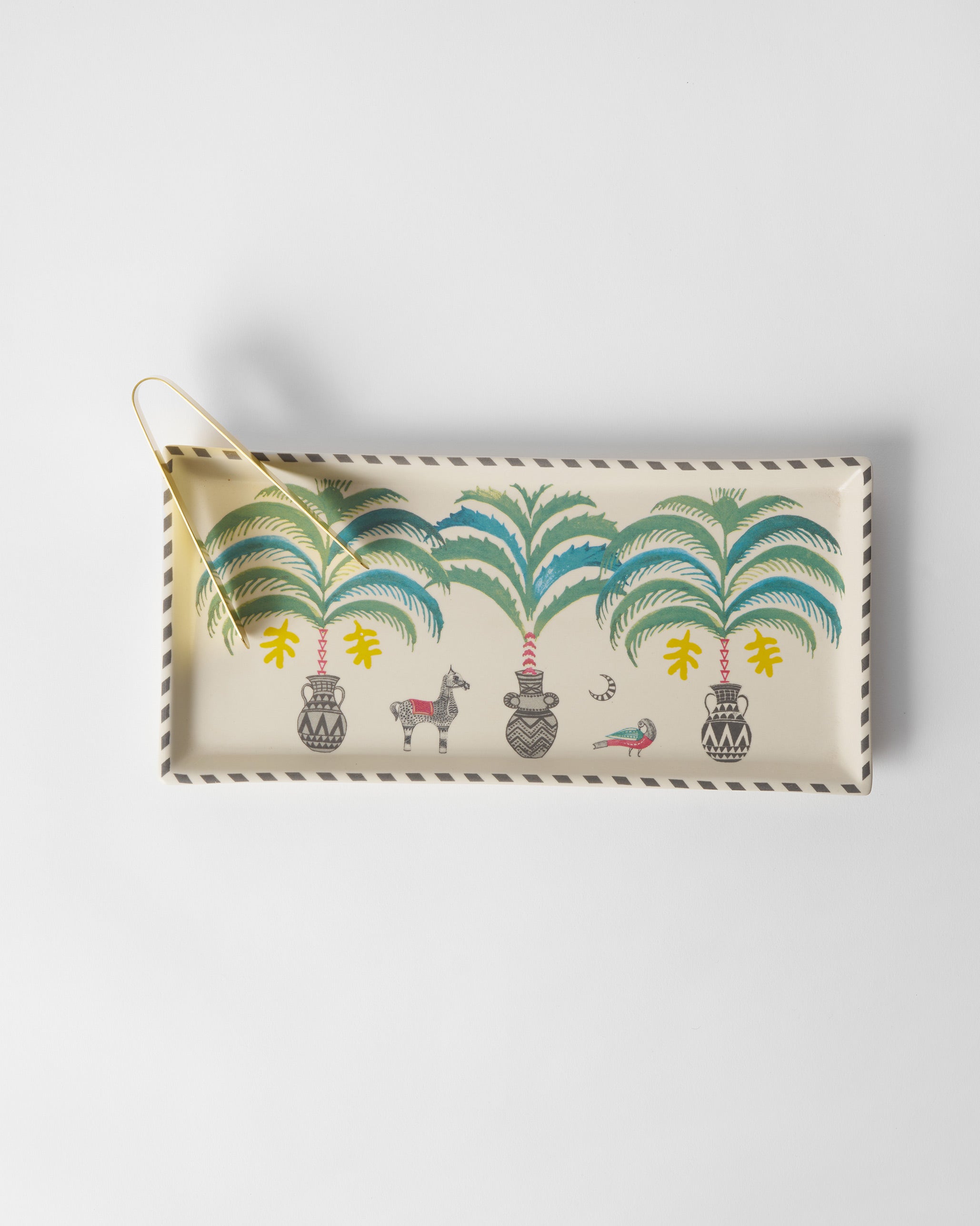 Indus Cookie Tray with Tong