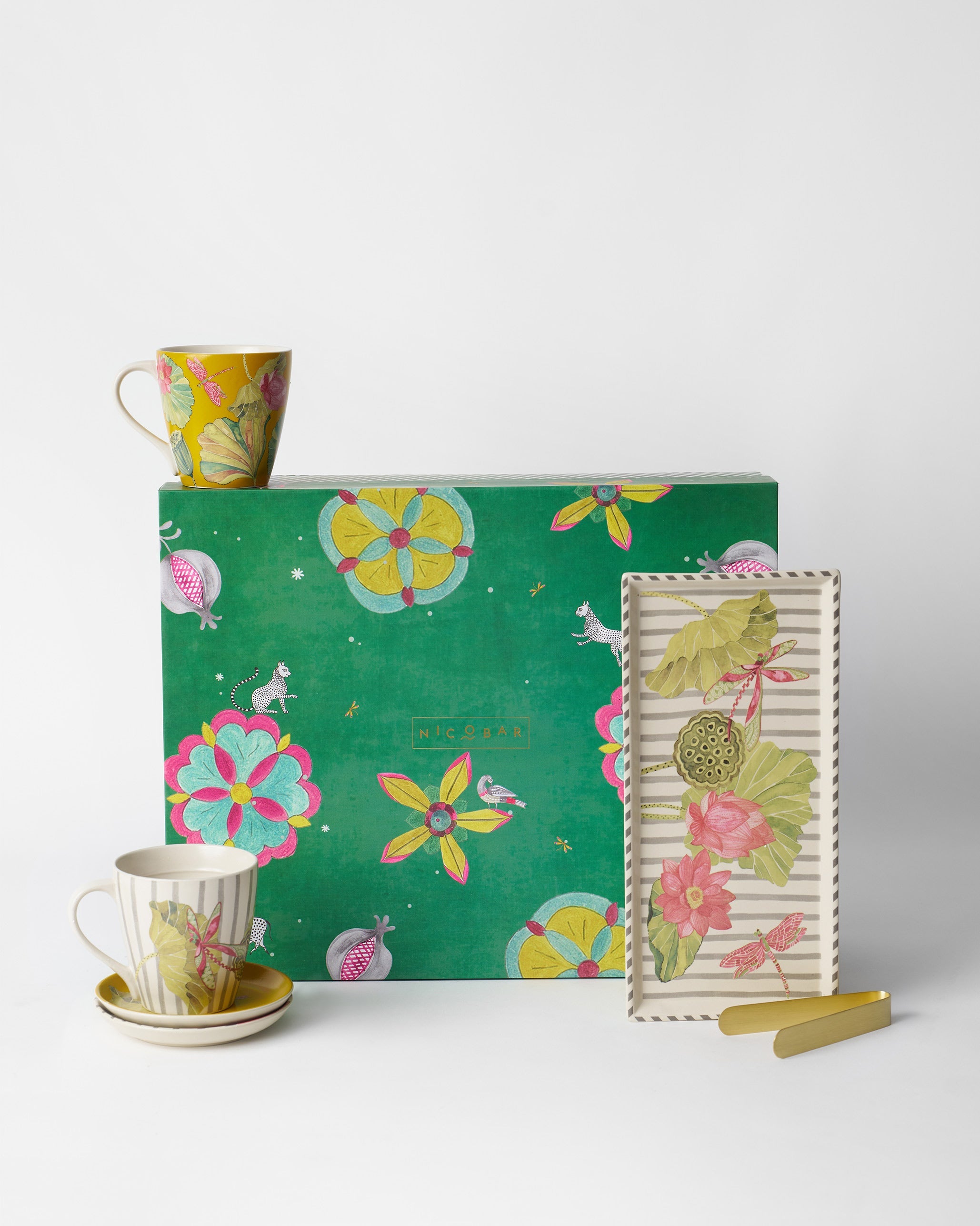 Lotus Garden Tea Set