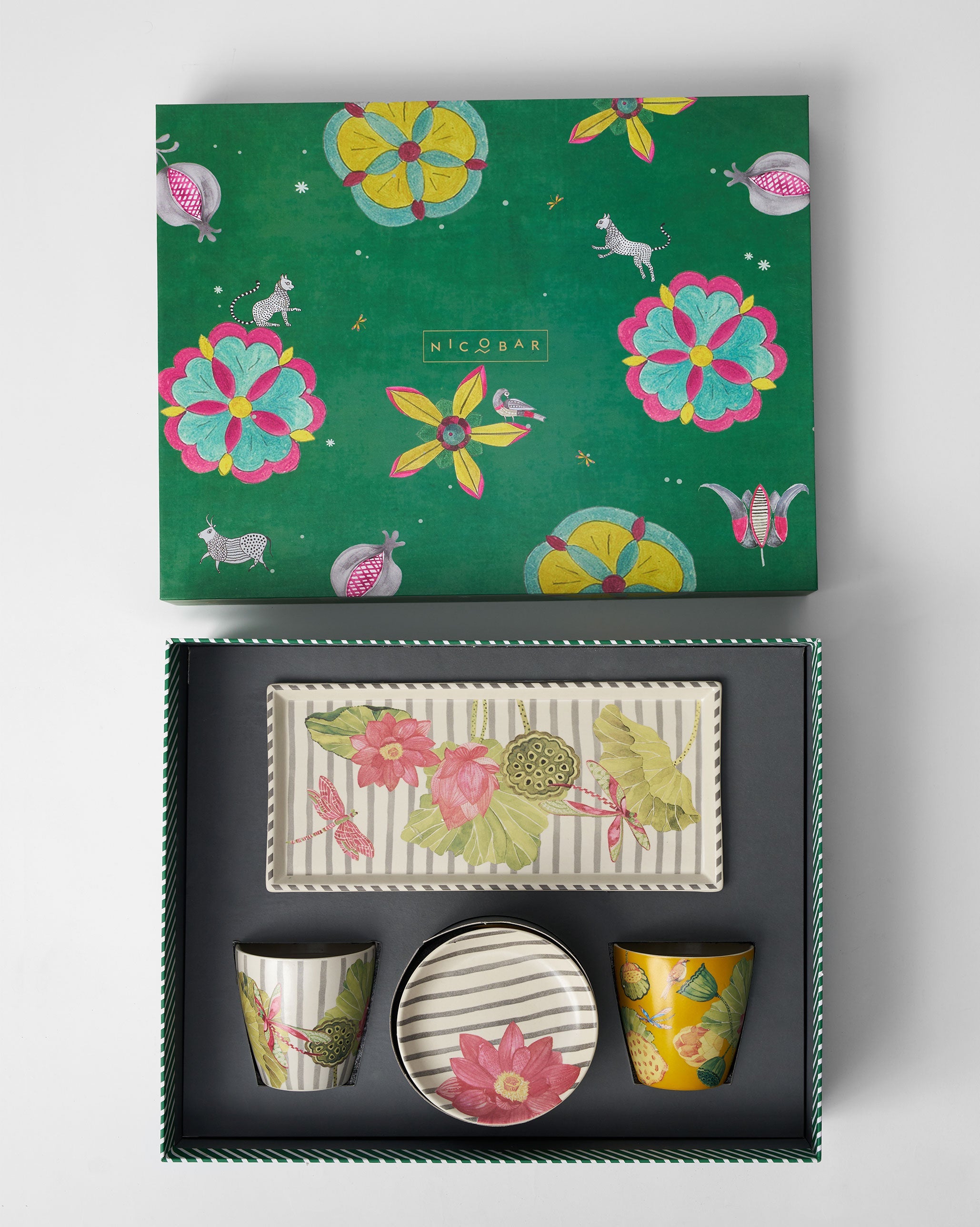 Lotus Garden Tea Set
