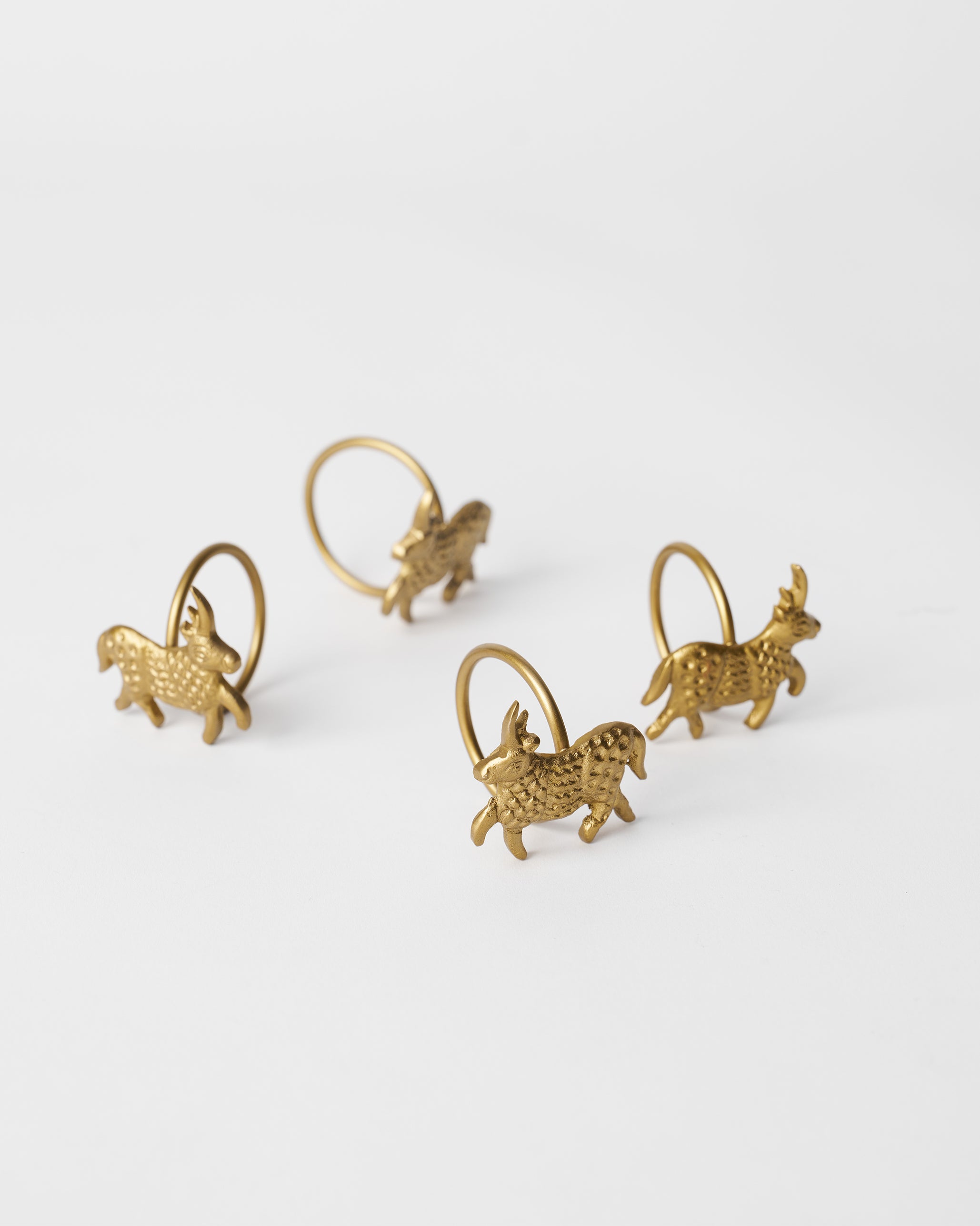 Bull Napkin Ring - Set of 4
