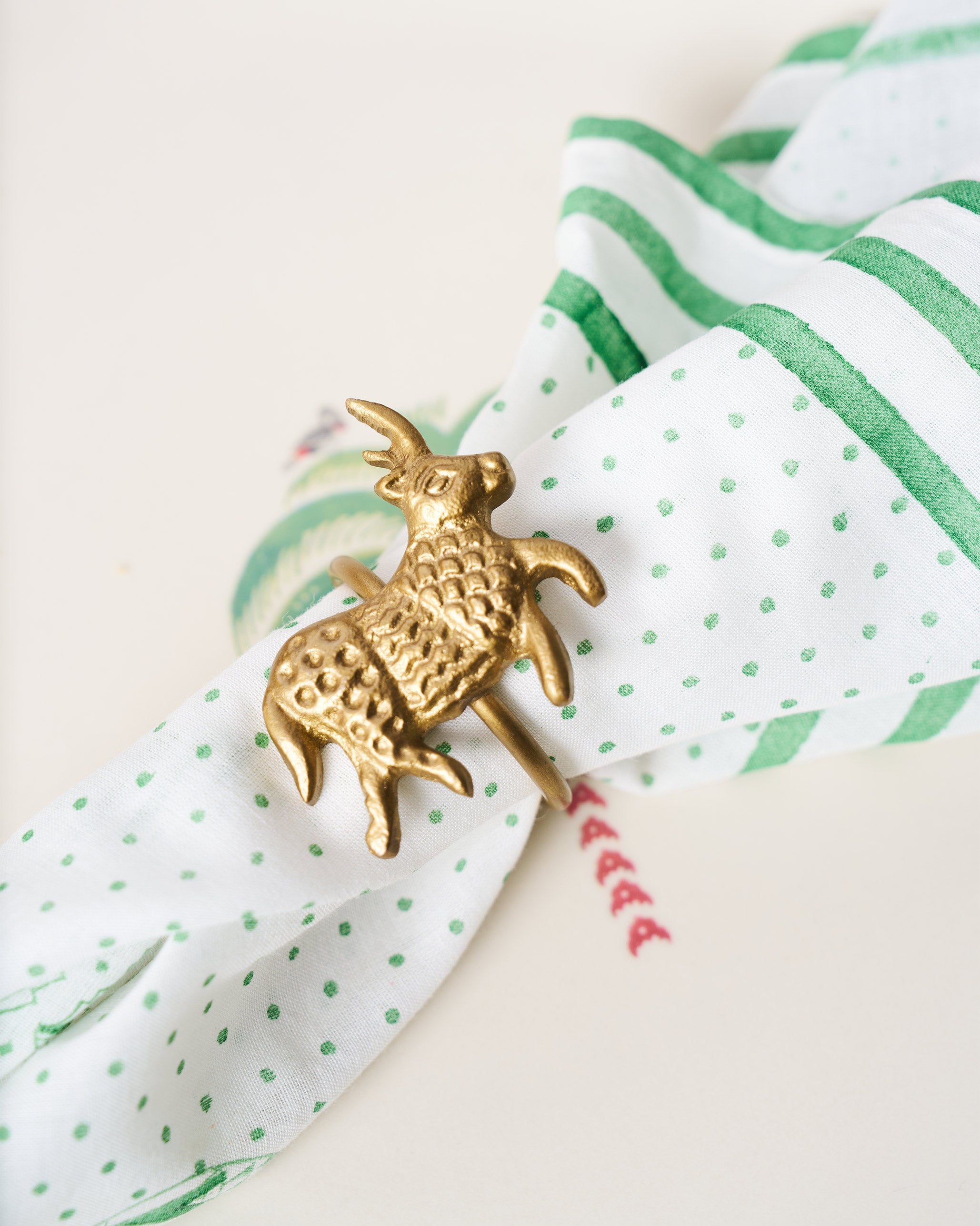 Bull Napkin Ring - Set of 4