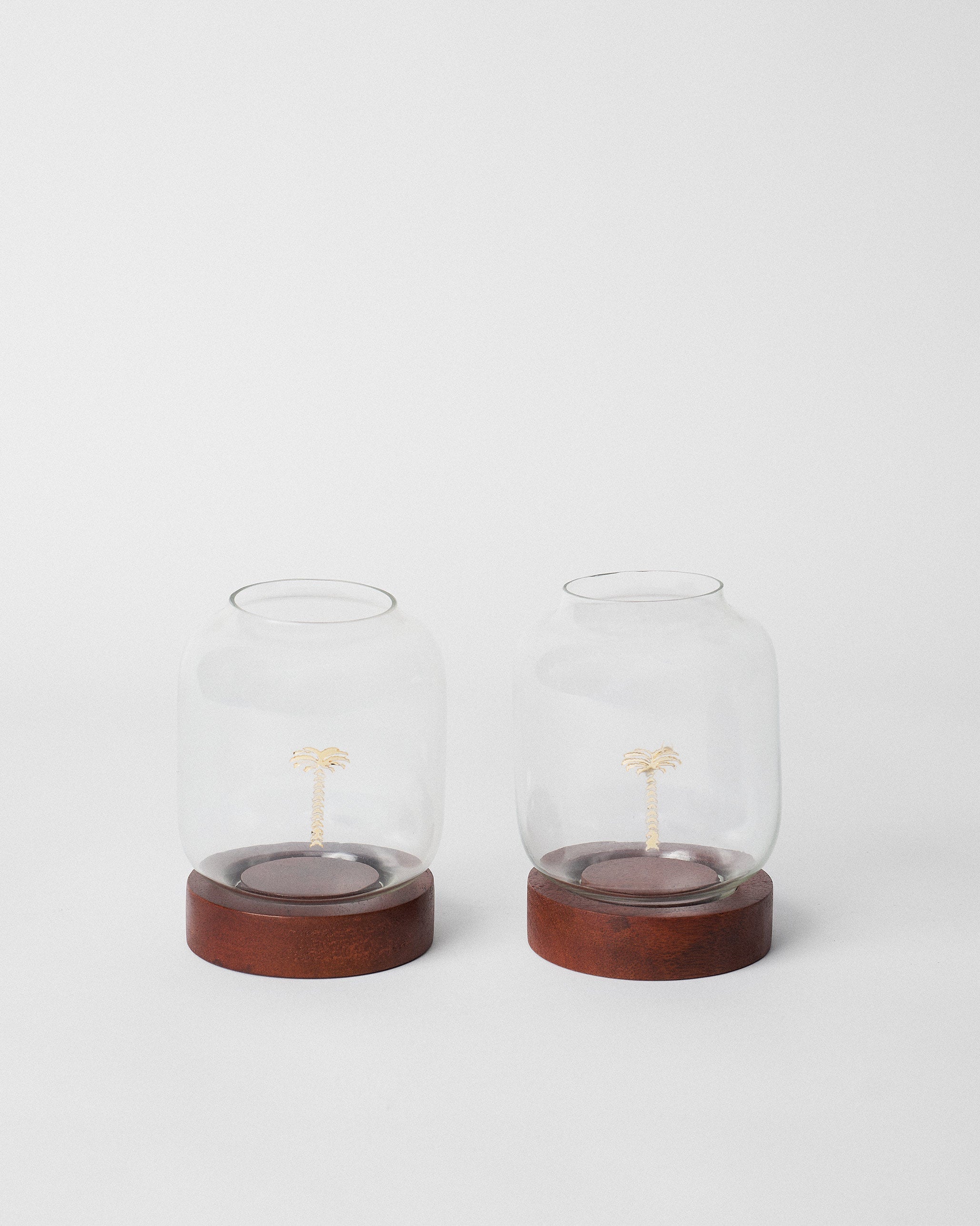 Indus Palm Votive - Set of 2