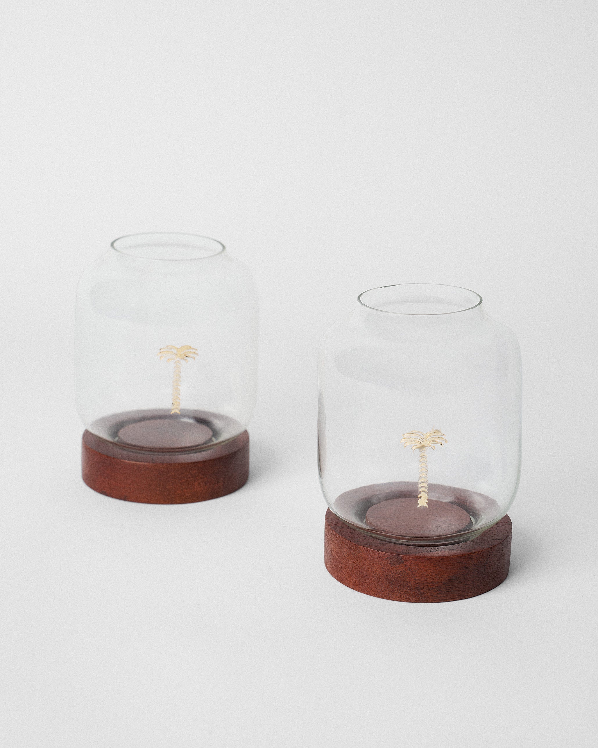 Indus Palm Votive - Set of 2