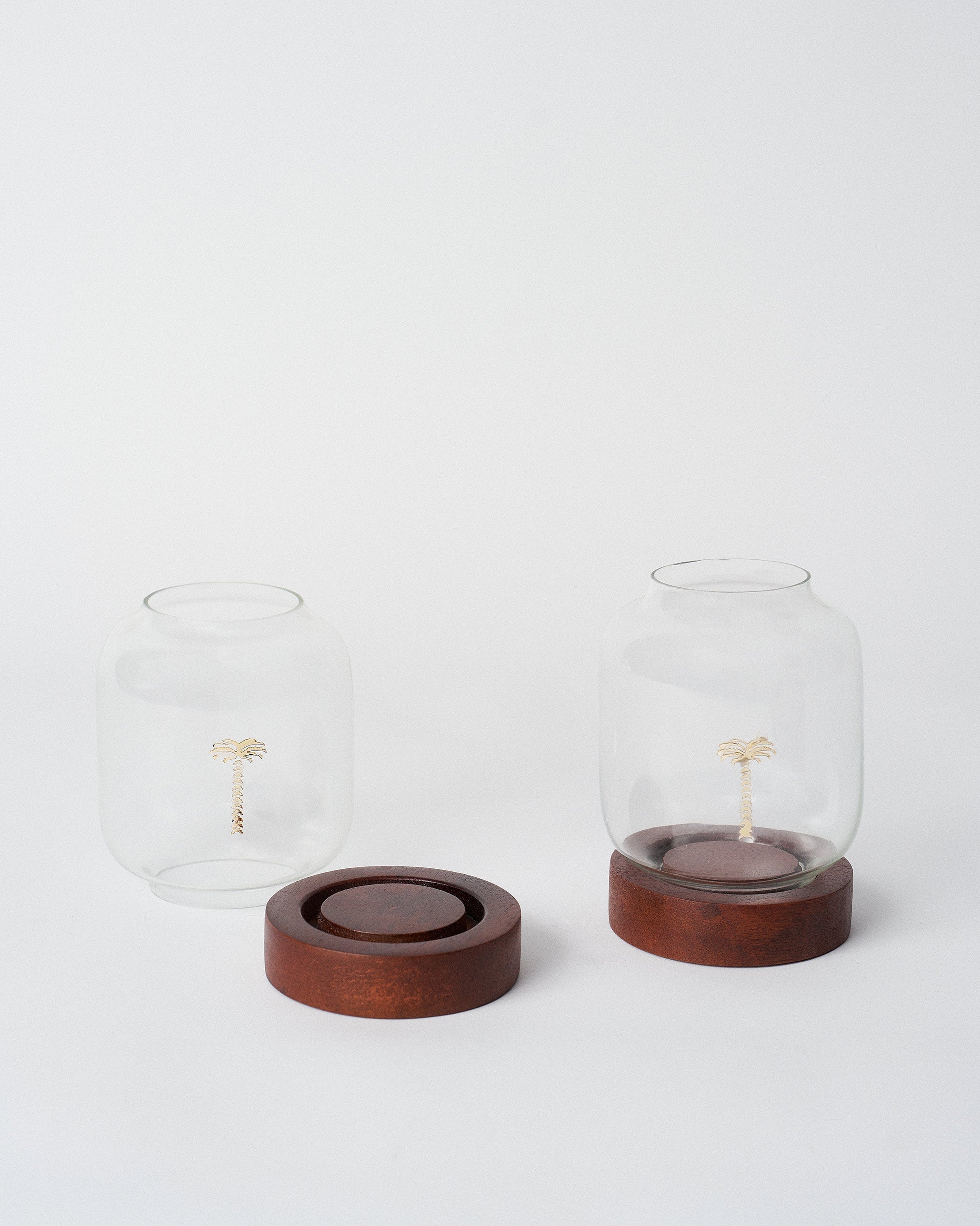 Indus Palm Votive - Set of 2