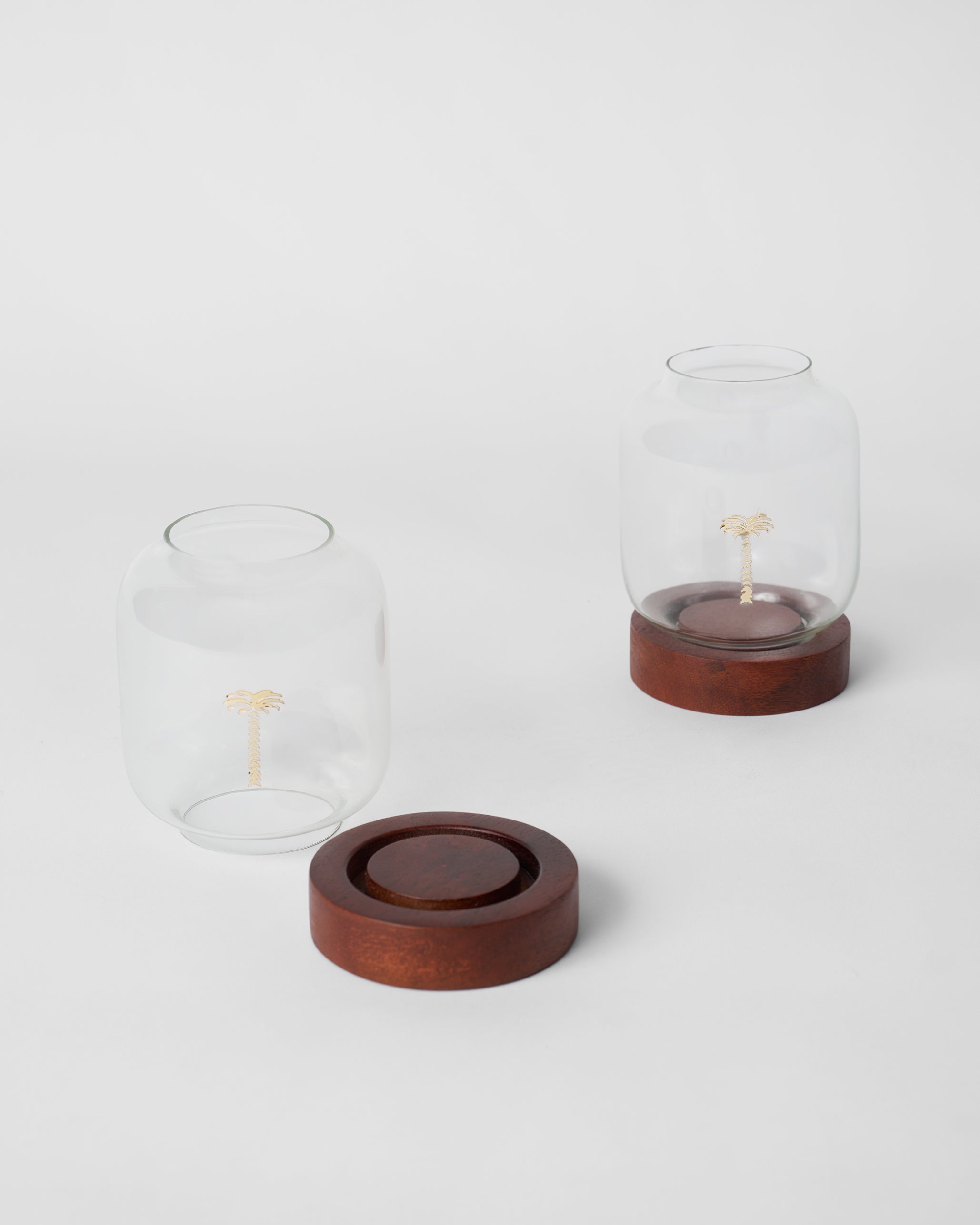 Indus Palm Votive - Set of 2