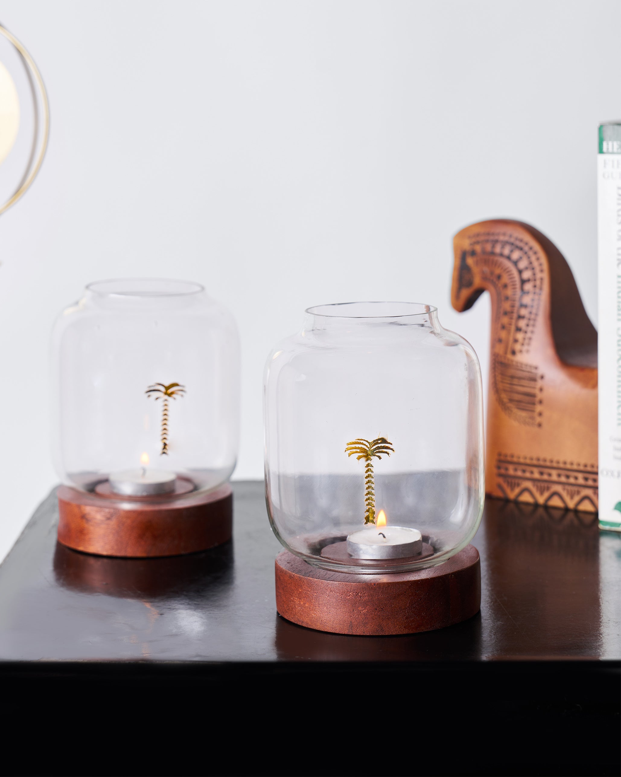 Indus Palm Votive - Set of 2
