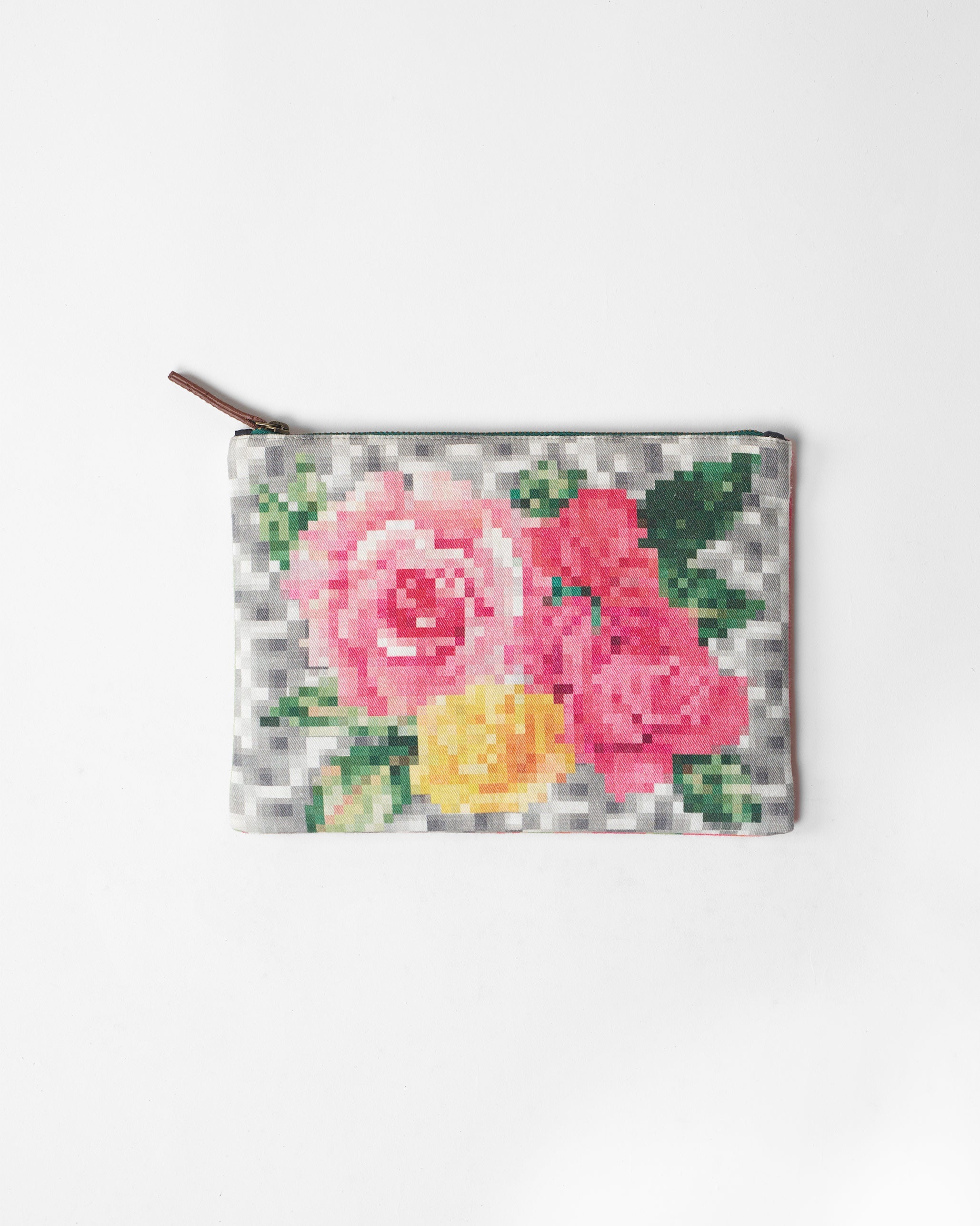 Mosaic Flower Pouch - Multicolor
