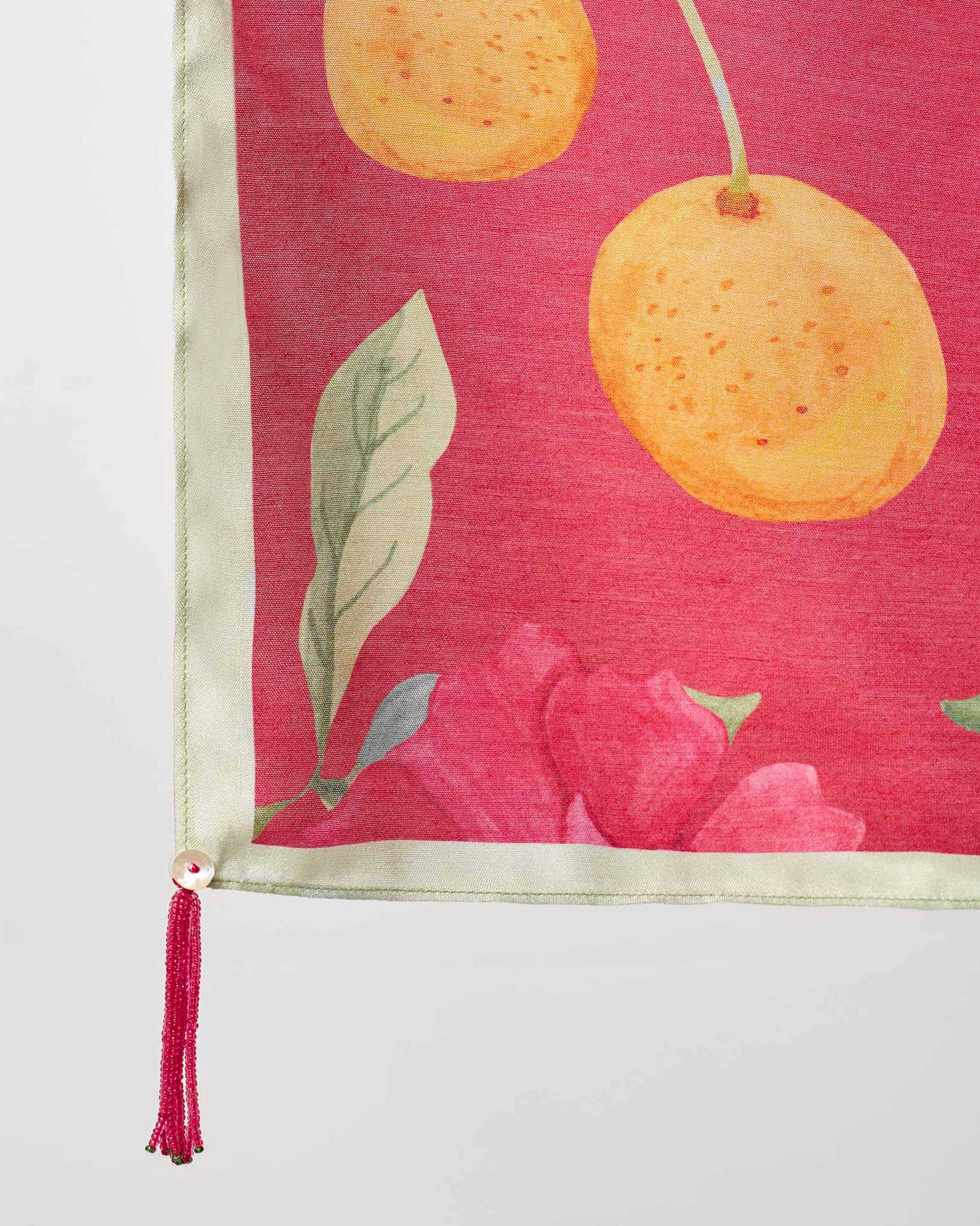 Dusk Garden Scarf - Watermelon