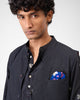Ambar Pocket Square - Blue & Pink
