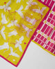Drift Pocket Square - Yellow & Fuchsia