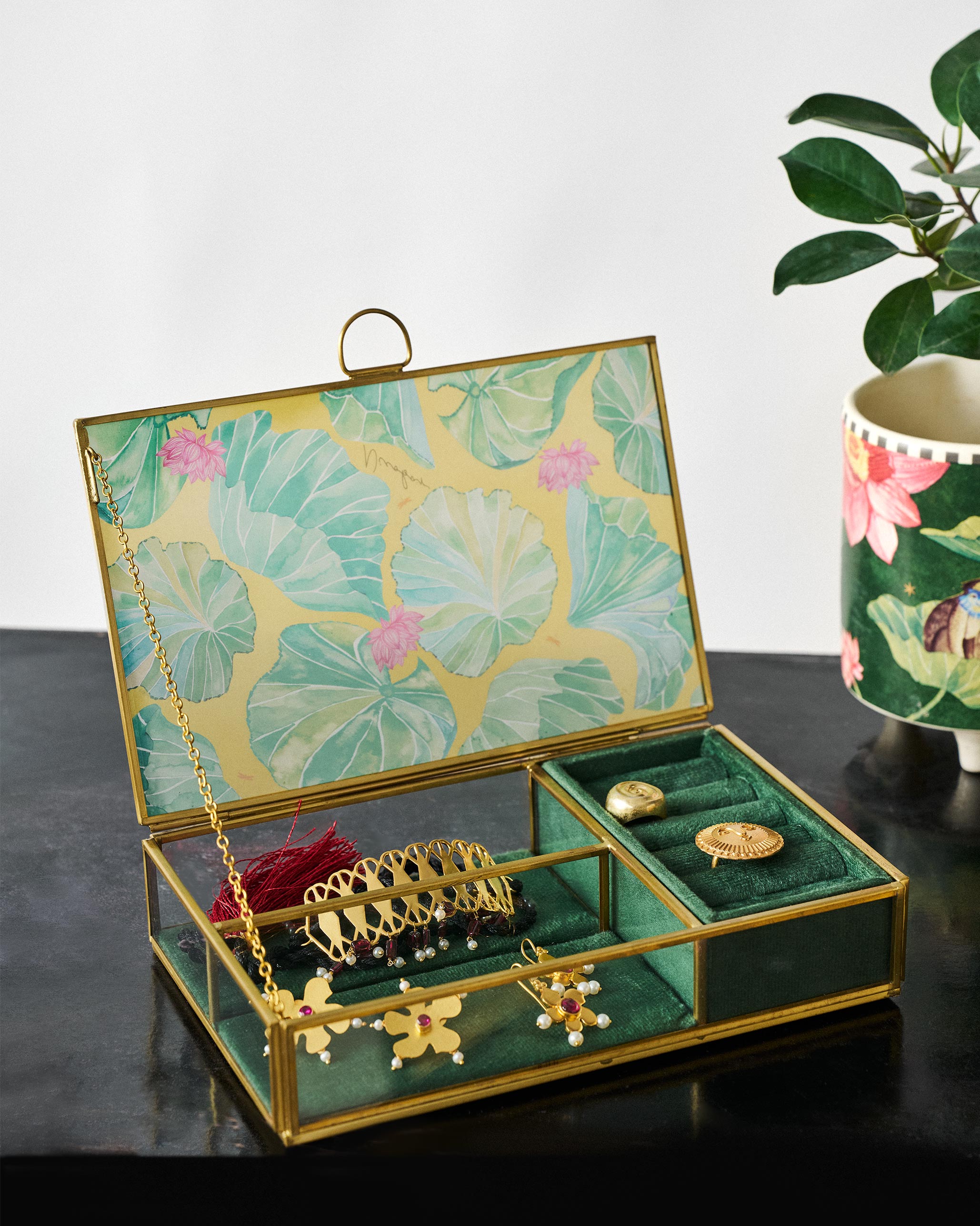 Lilly pond Jewellery Box