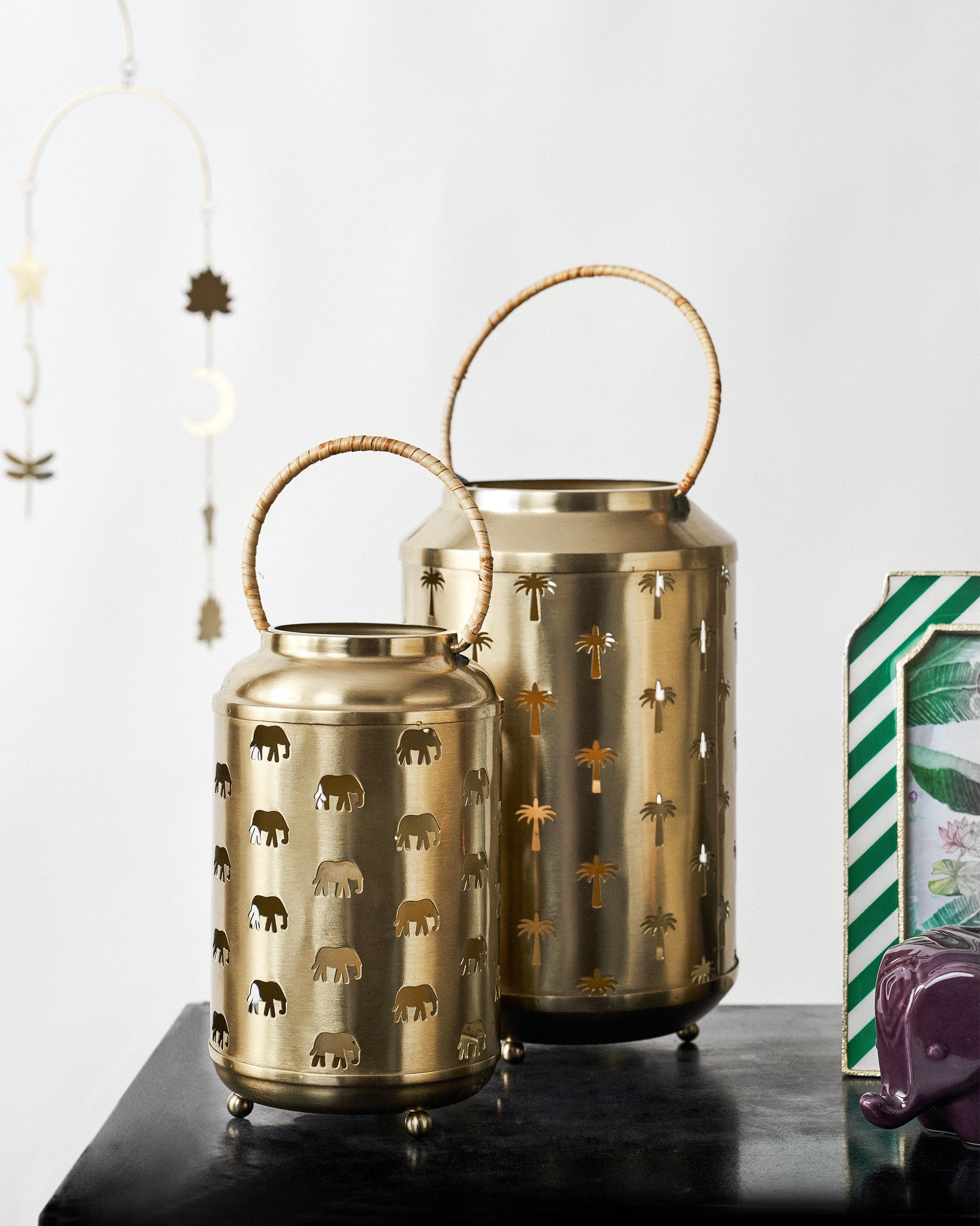 Ele Palm lantern - Set of 2