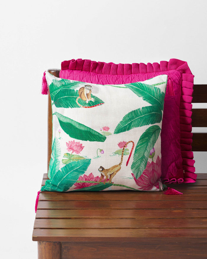 Lotus Garden cushion Cover