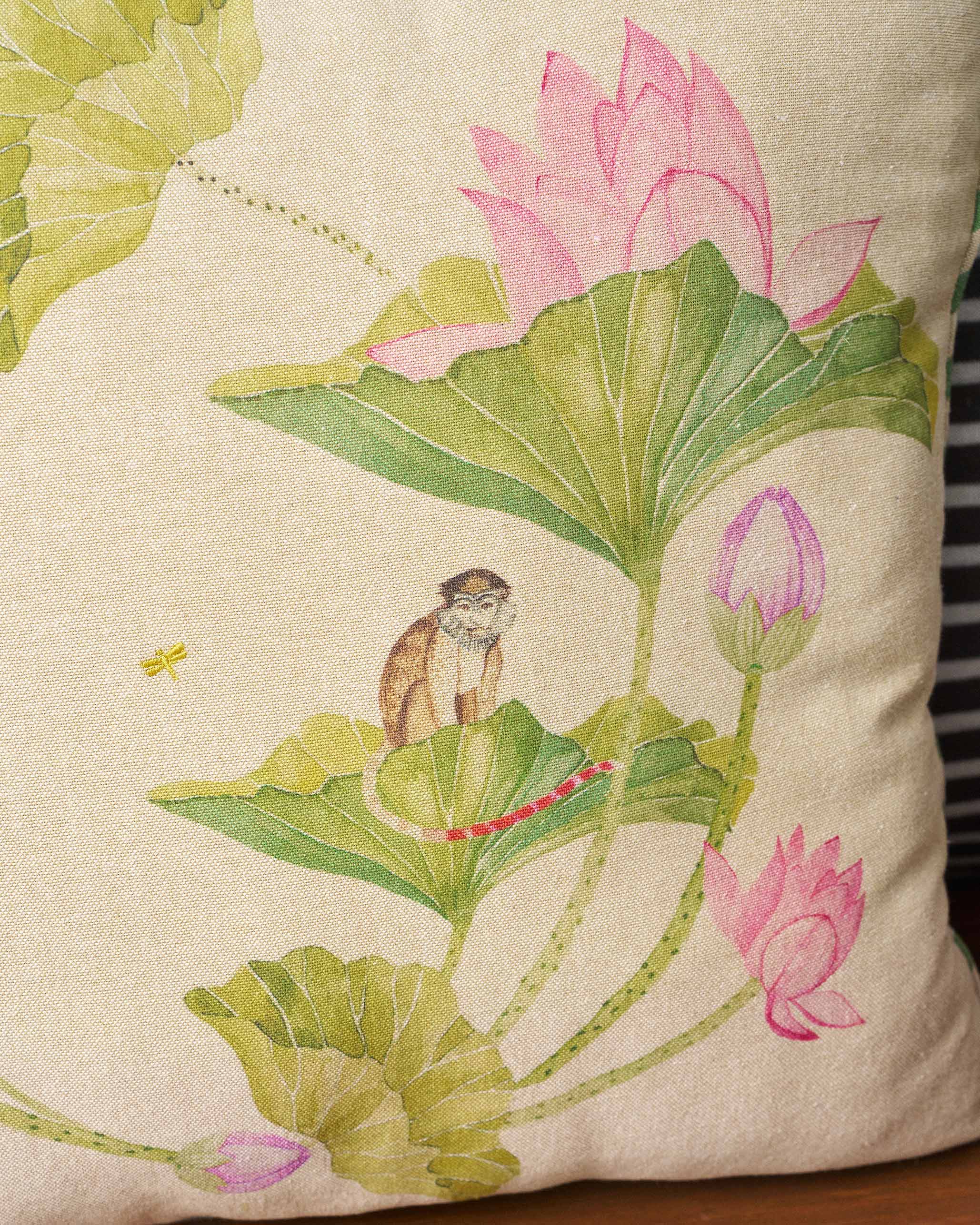 Lotus Cushion Cover