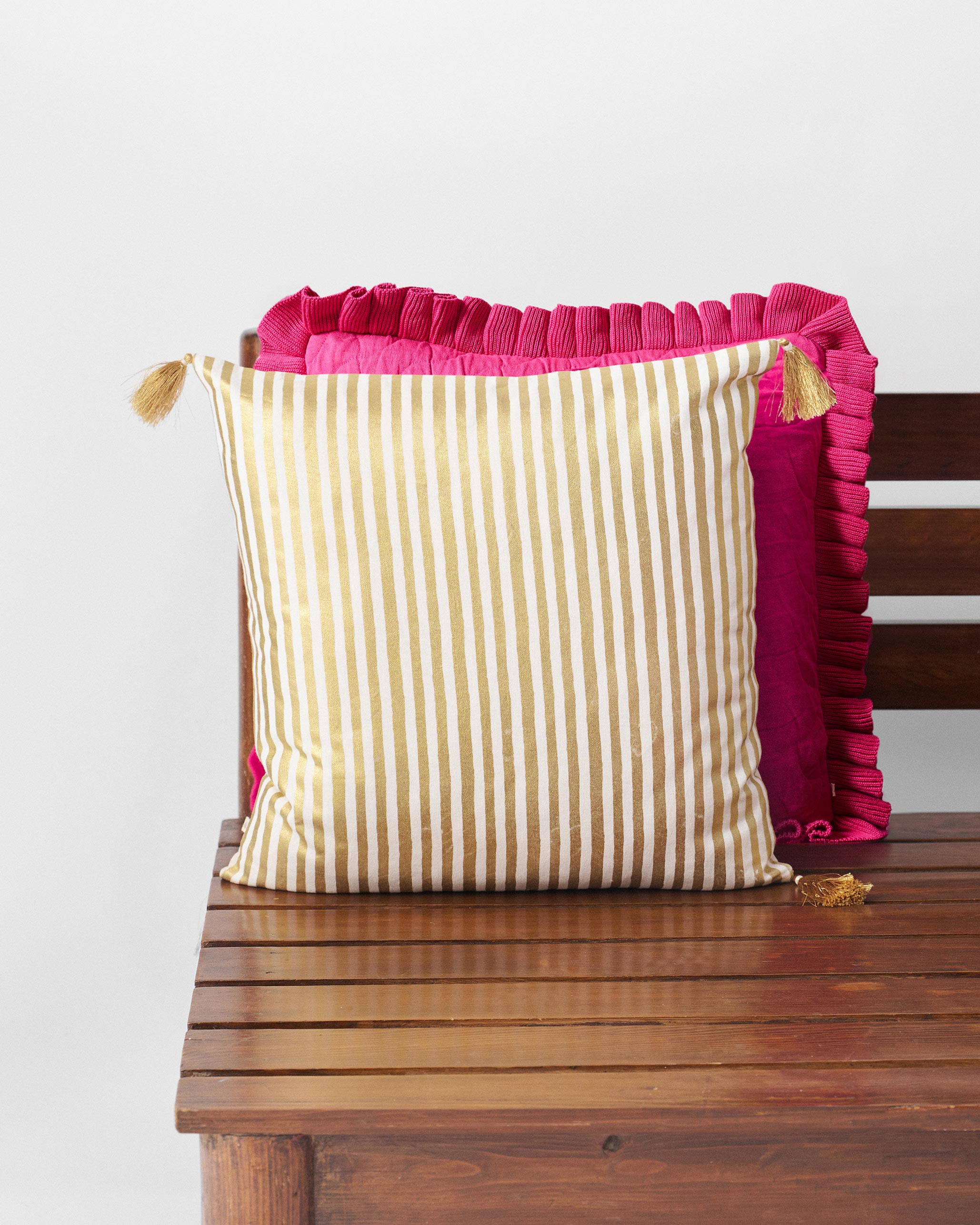 Heart Gota Cushion Cover