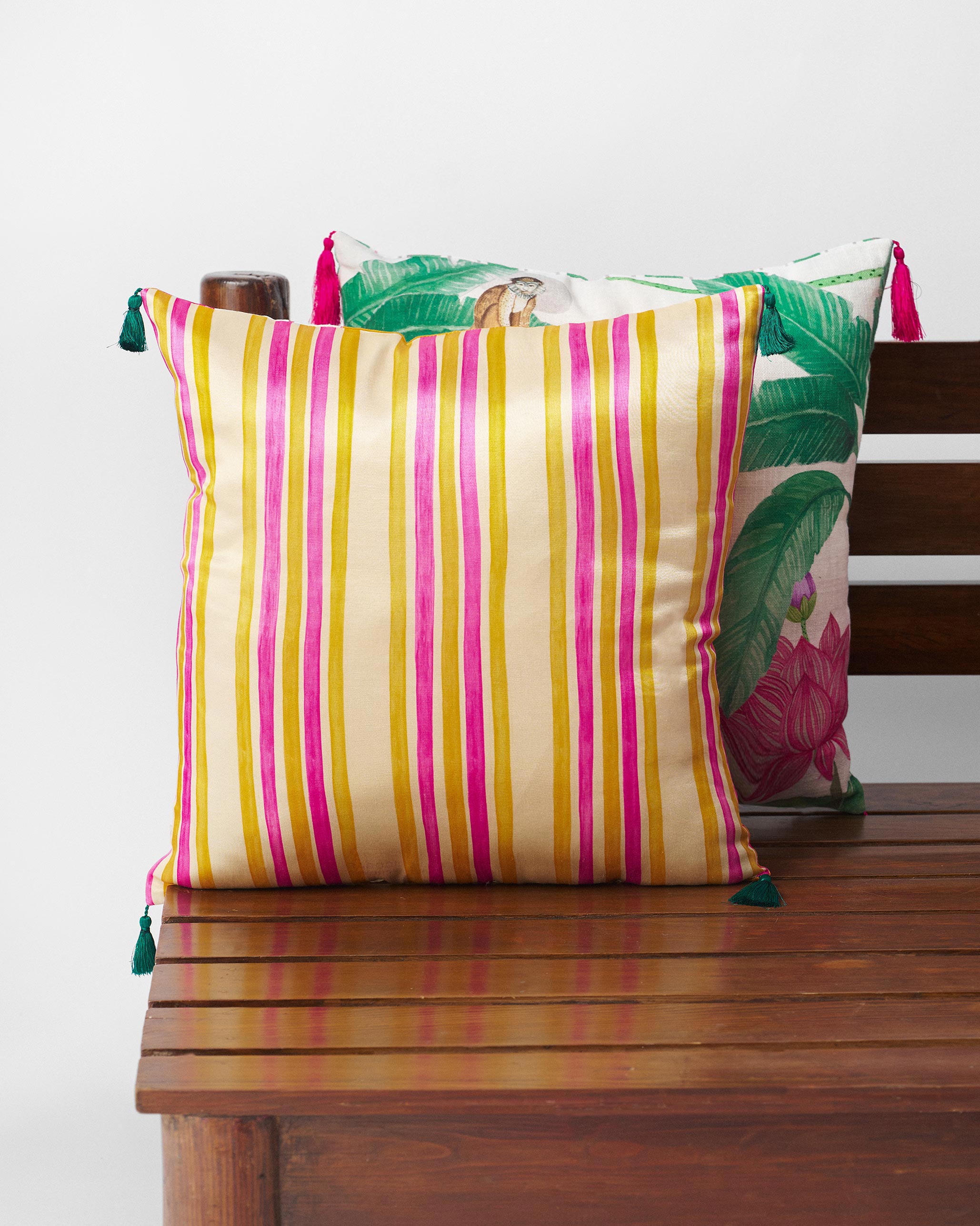 Indo Lotus Cushion Cover