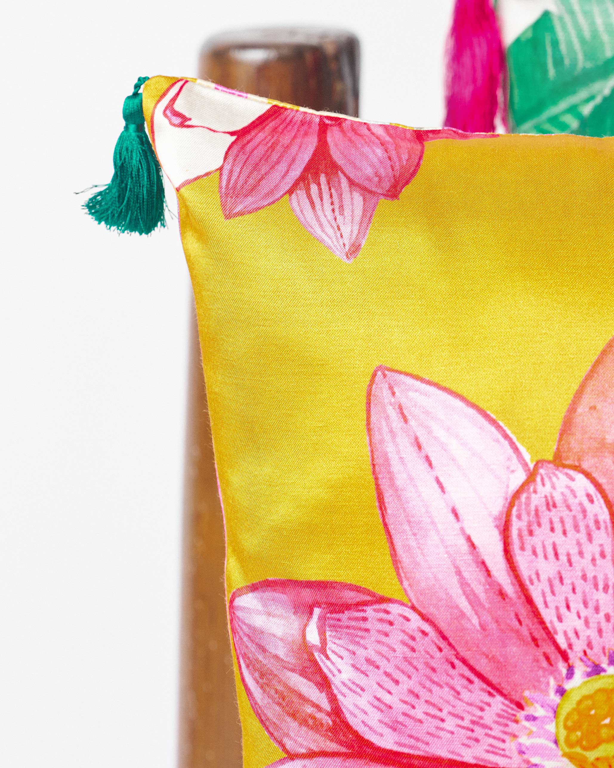 Indo Lotus Cushion Cover