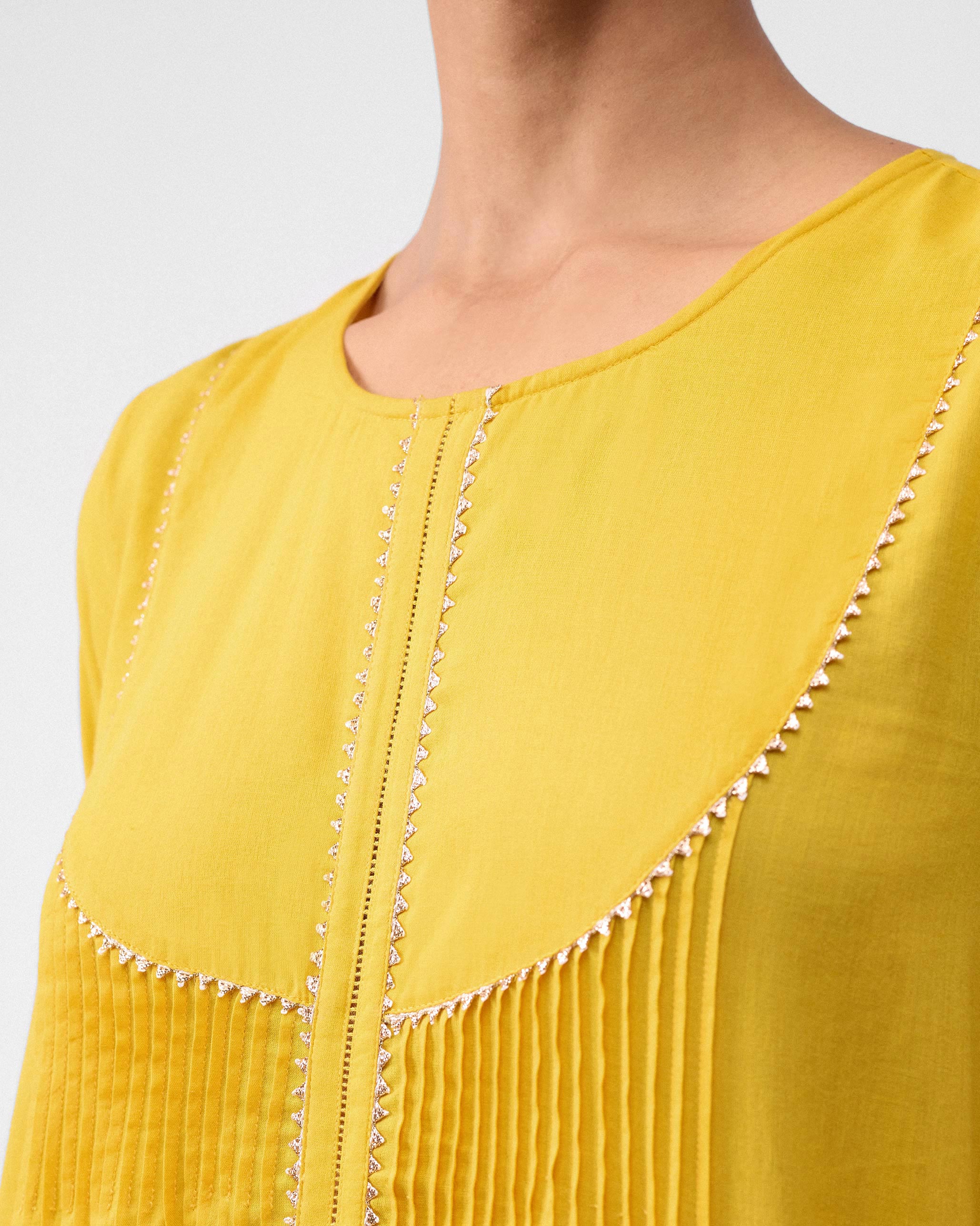 Ayat Kurta - Turmeric Yellow