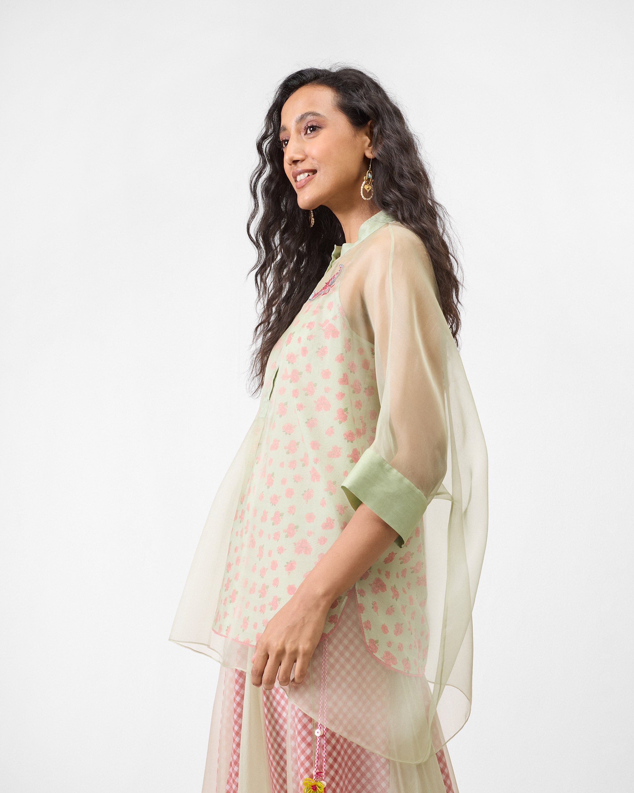 Jaisalmer Shirt with Slip - Mint