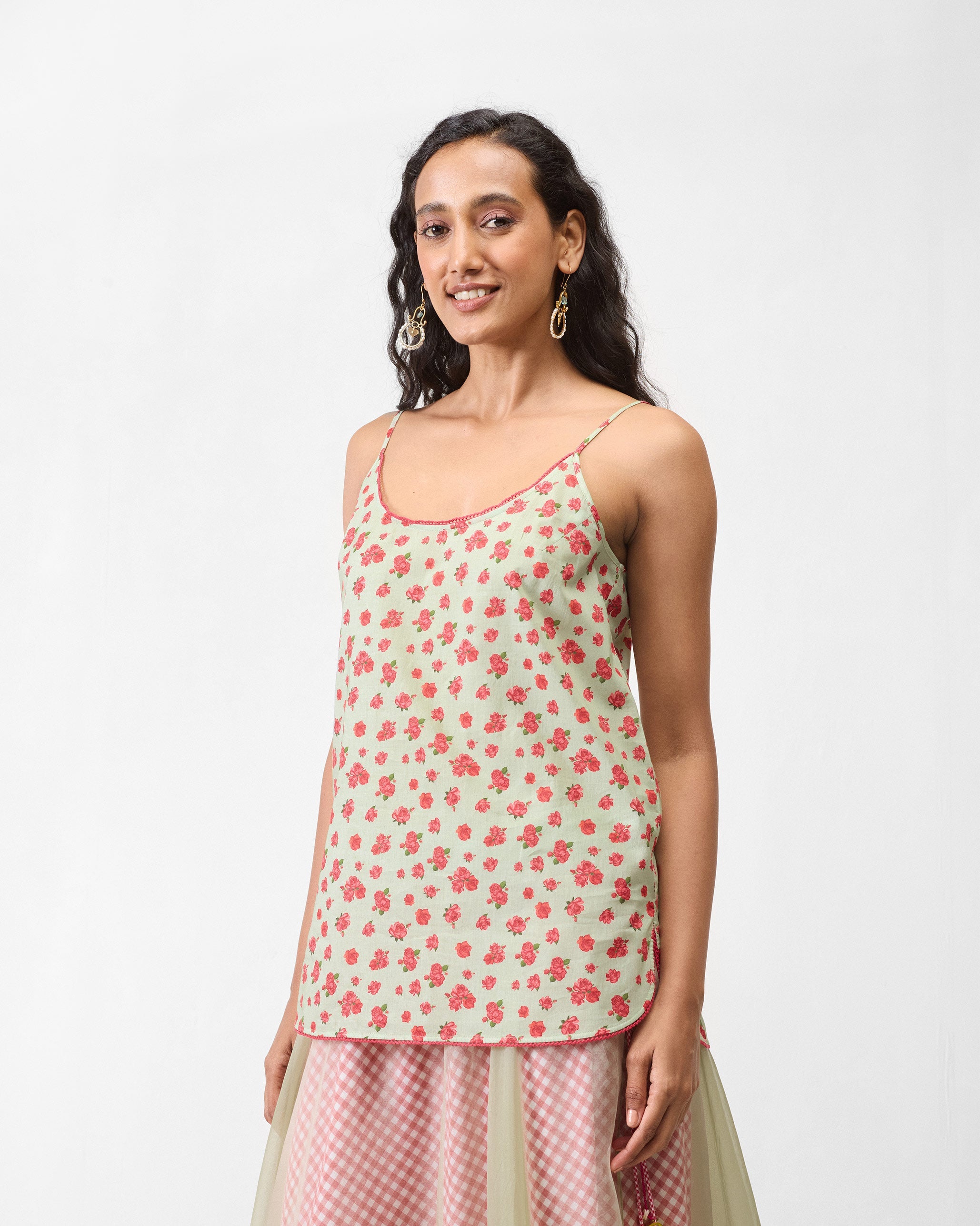 Jaisalmer Shirt with Slip - Mint