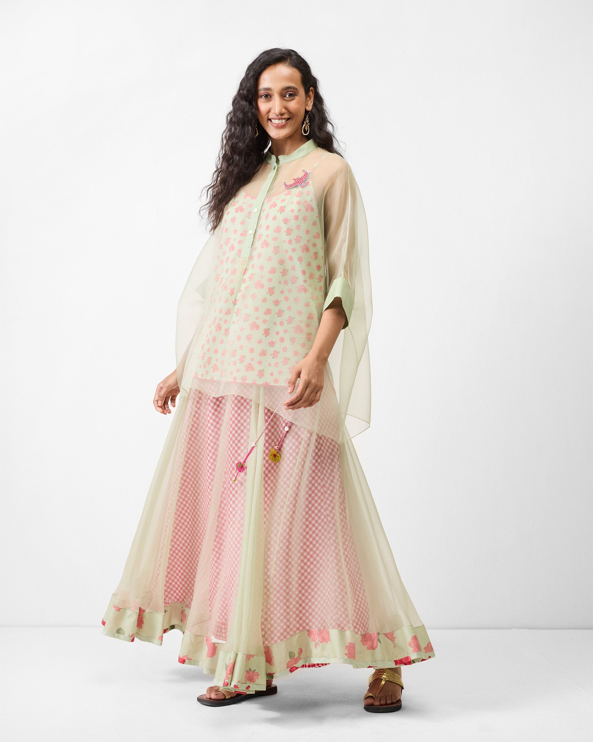 Jaisalmer Shirt with Slip - Mint