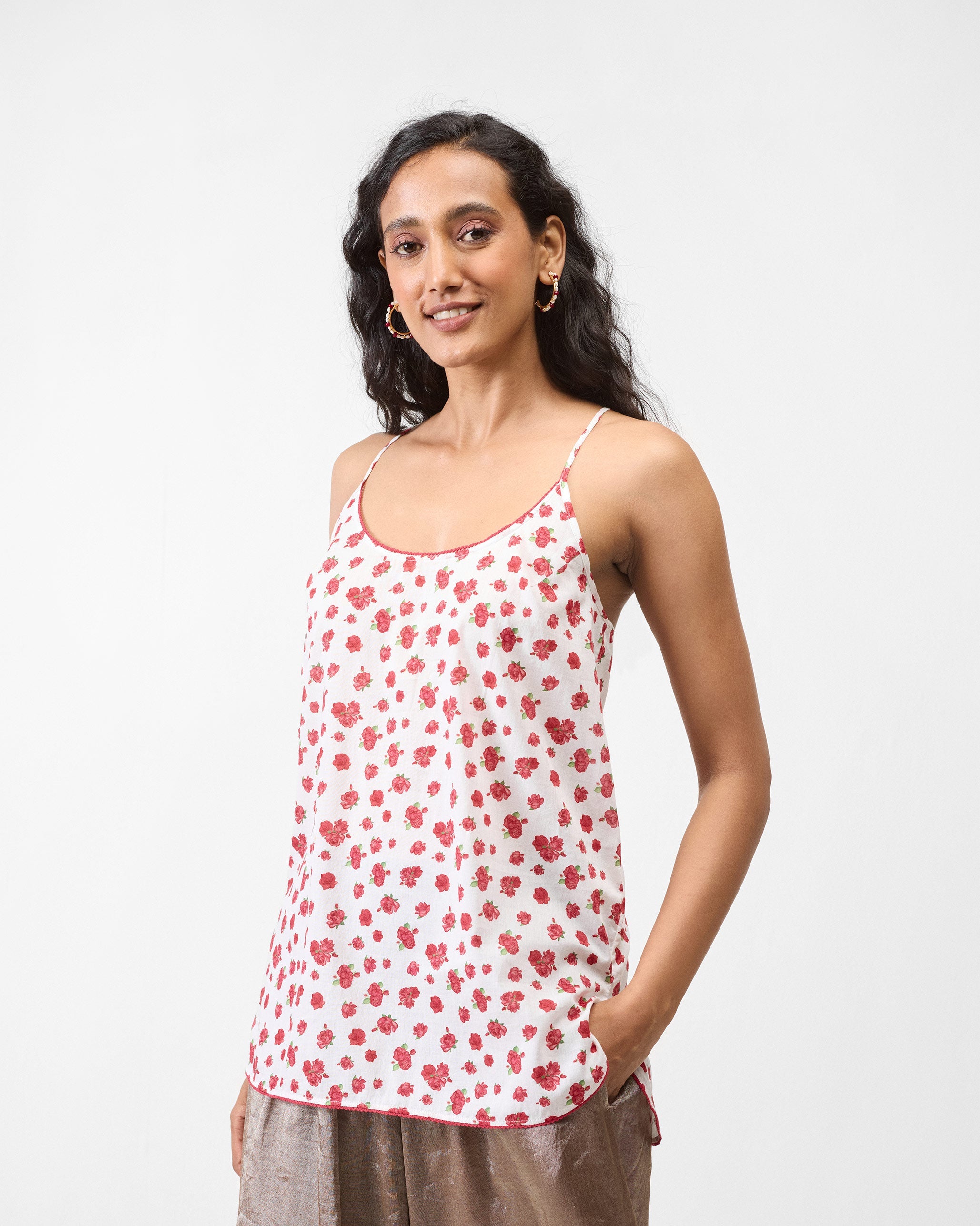 Jaisalmer Shirt with Slip - Watermelon