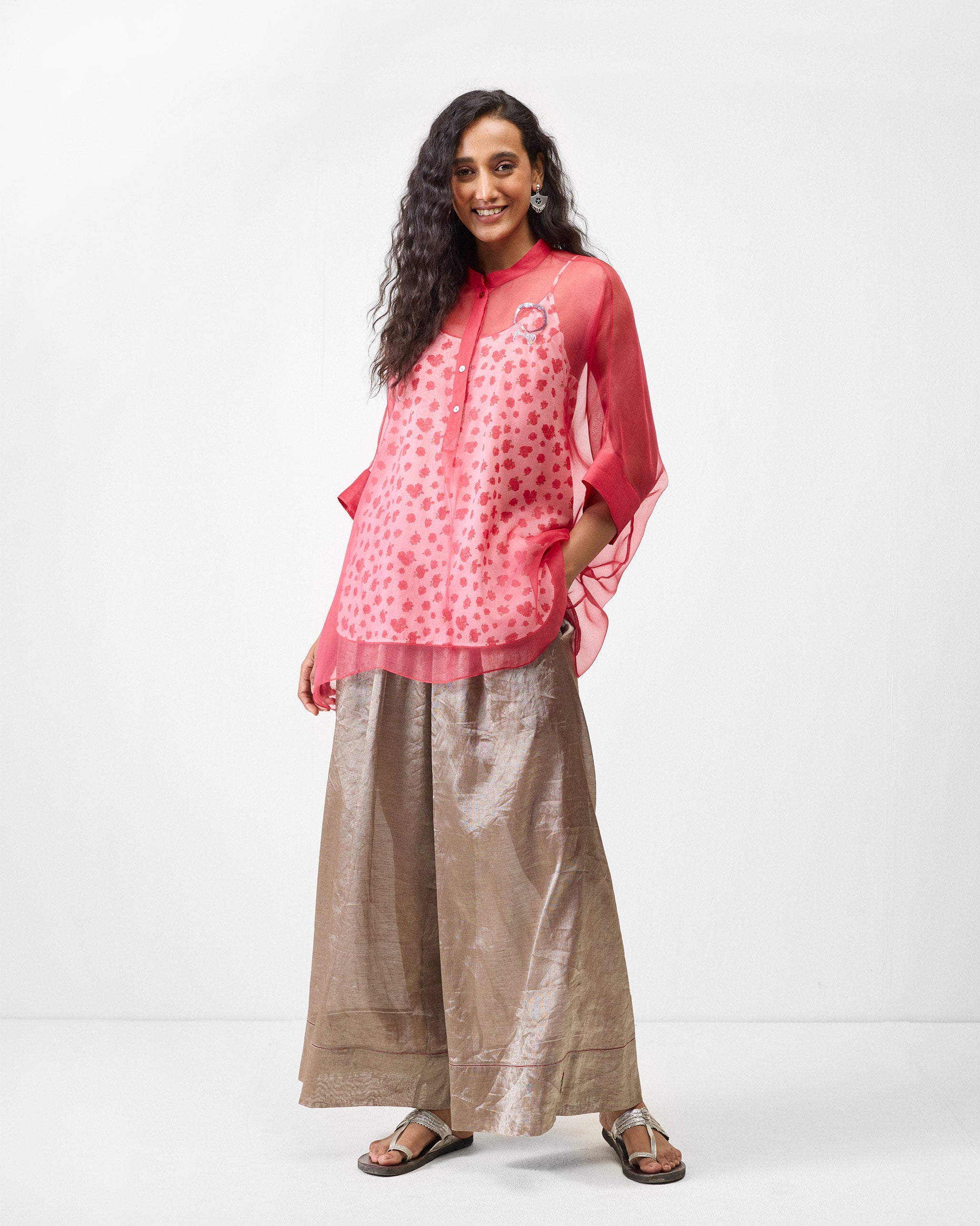 Jaisalmer Shirt with Slip - Watermelon