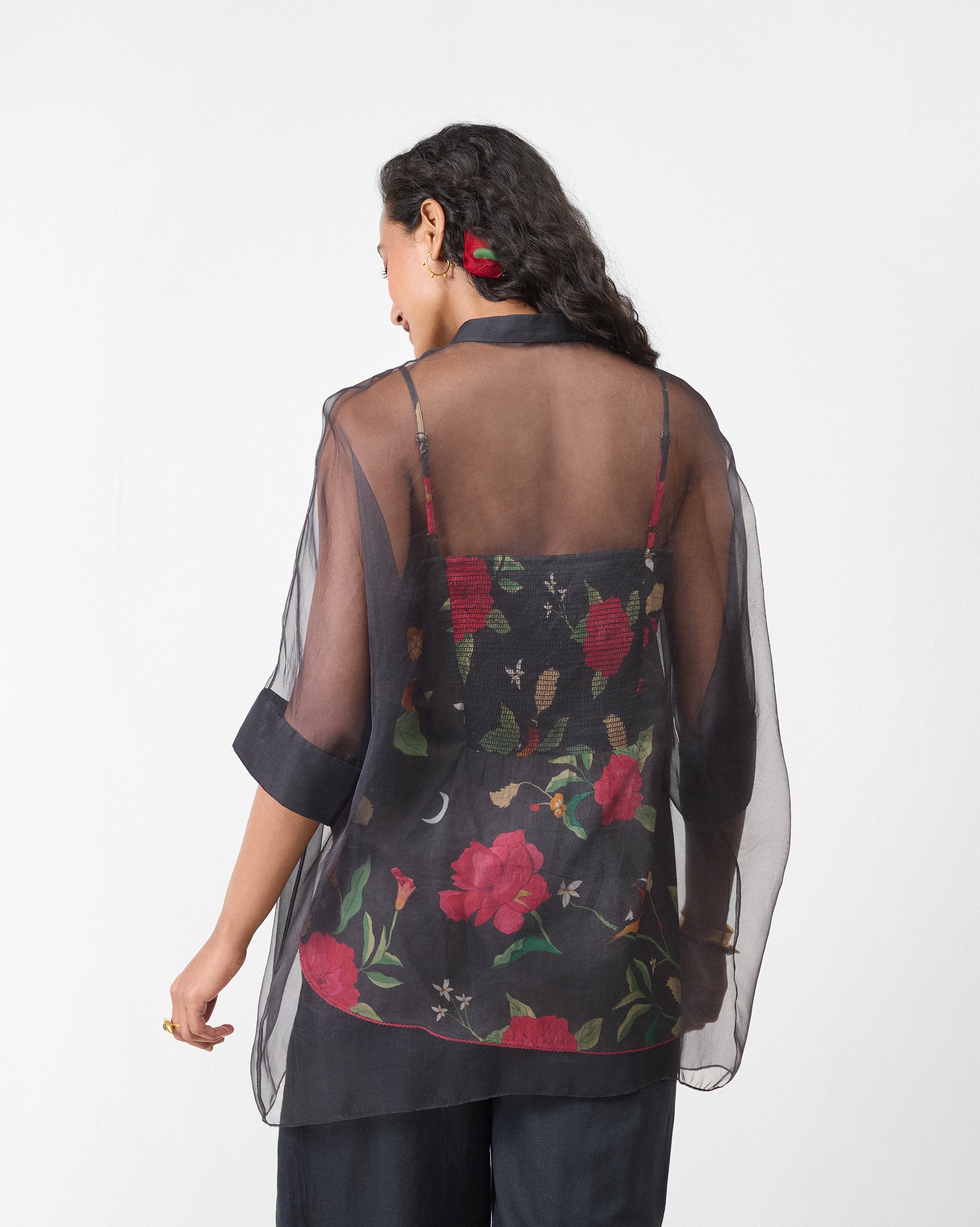 Jaisalmer Shirt with Slip - Charcoal