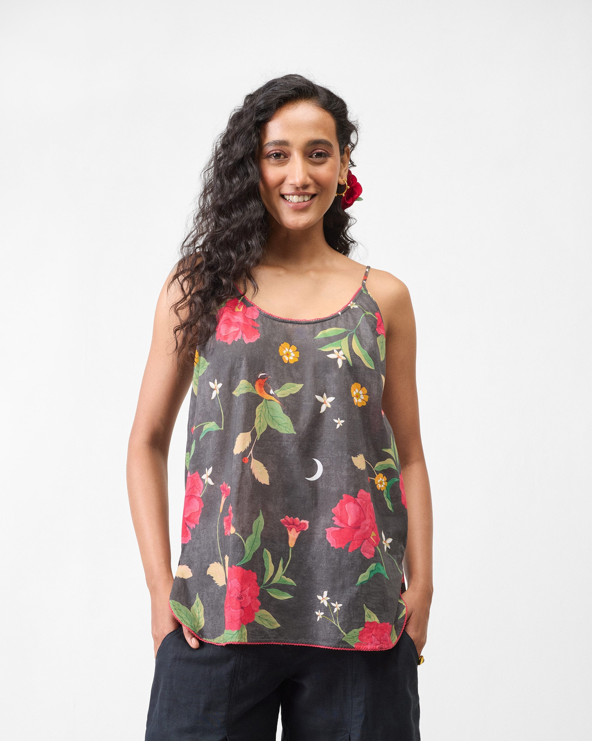 Jaisalmer Shirt with Slip - Charcoal