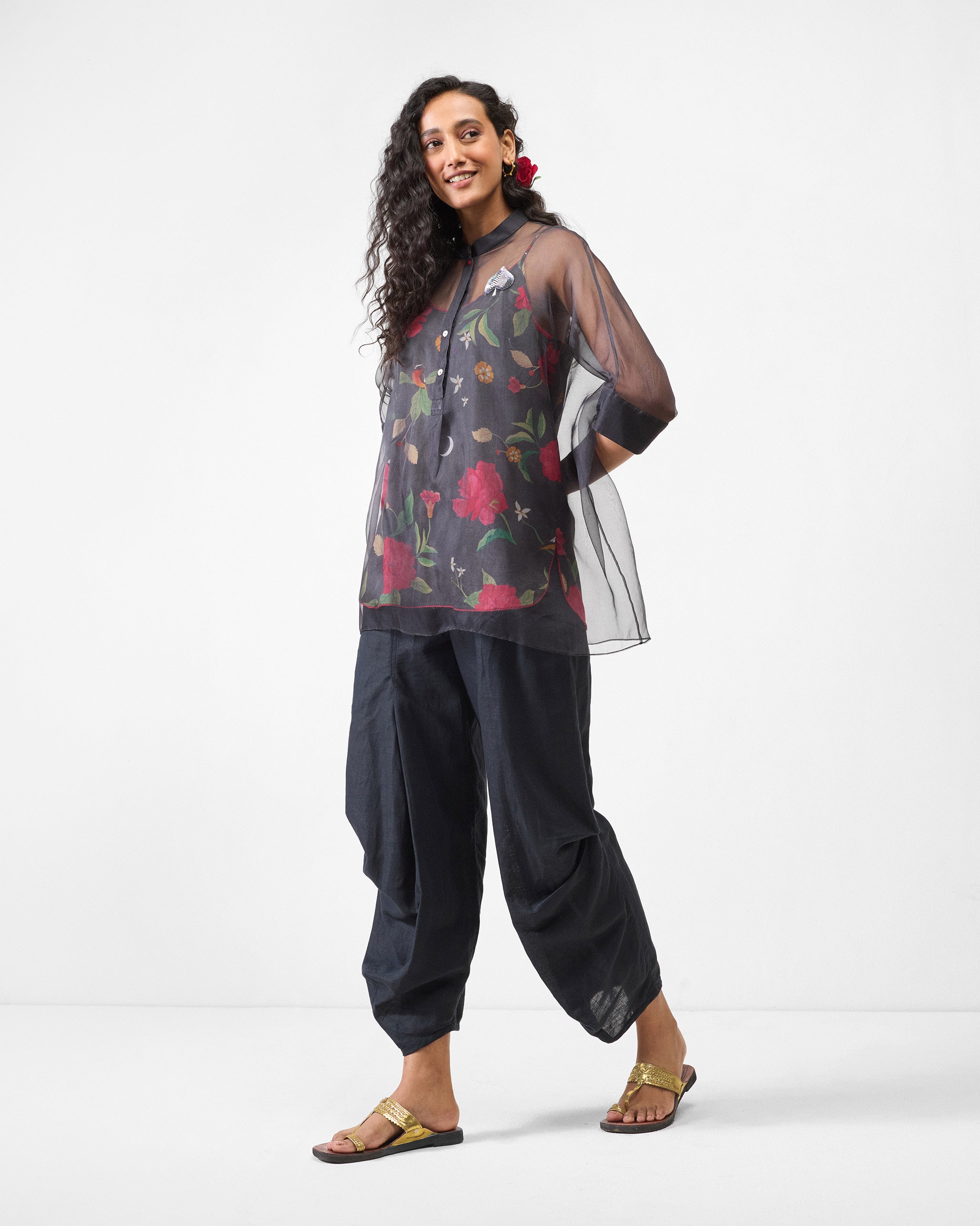 Jaisalmer Shirt with Slip - Charcoal