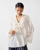 Necktie Top - Ivory Embroidered