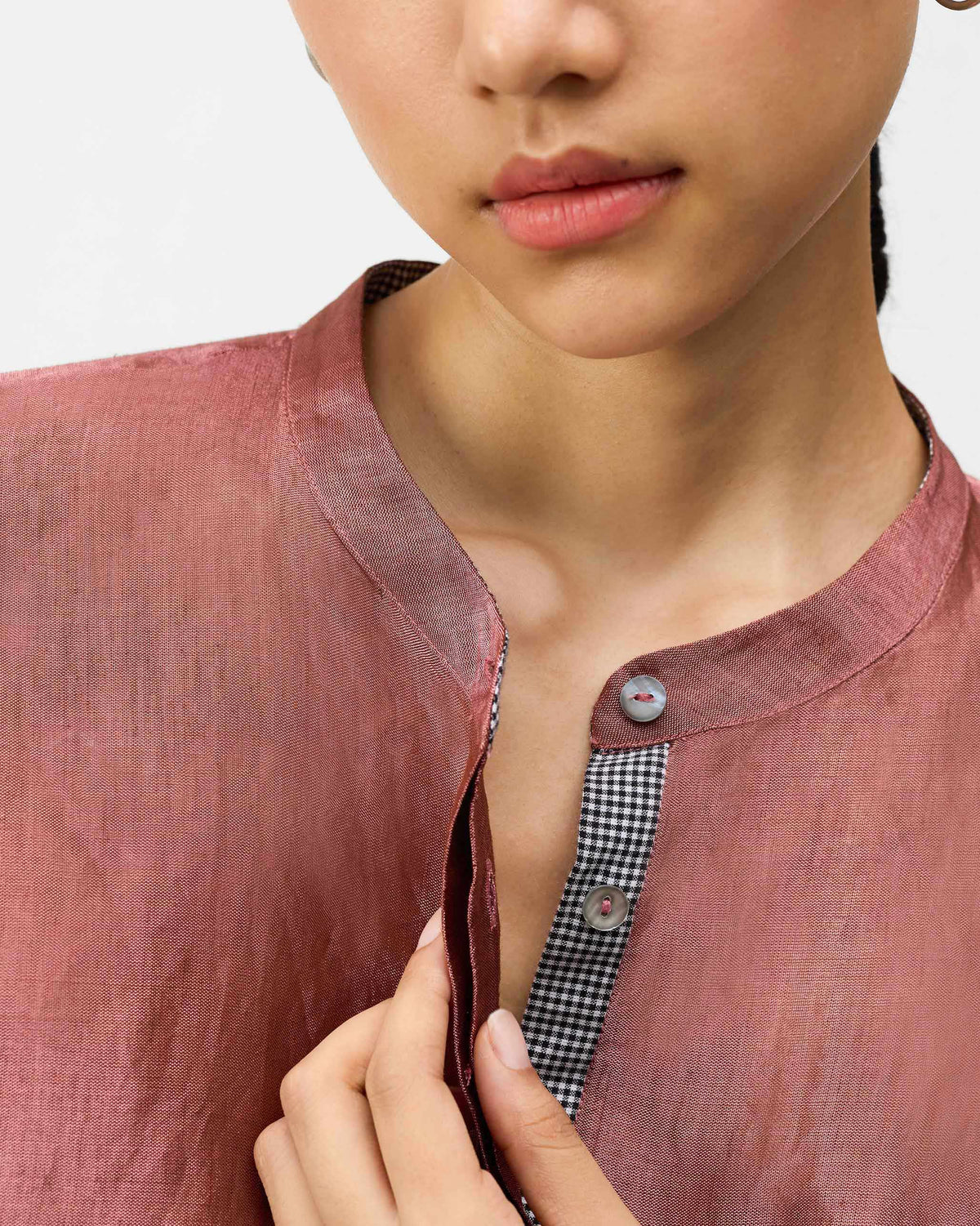 Tab Top - Pink
