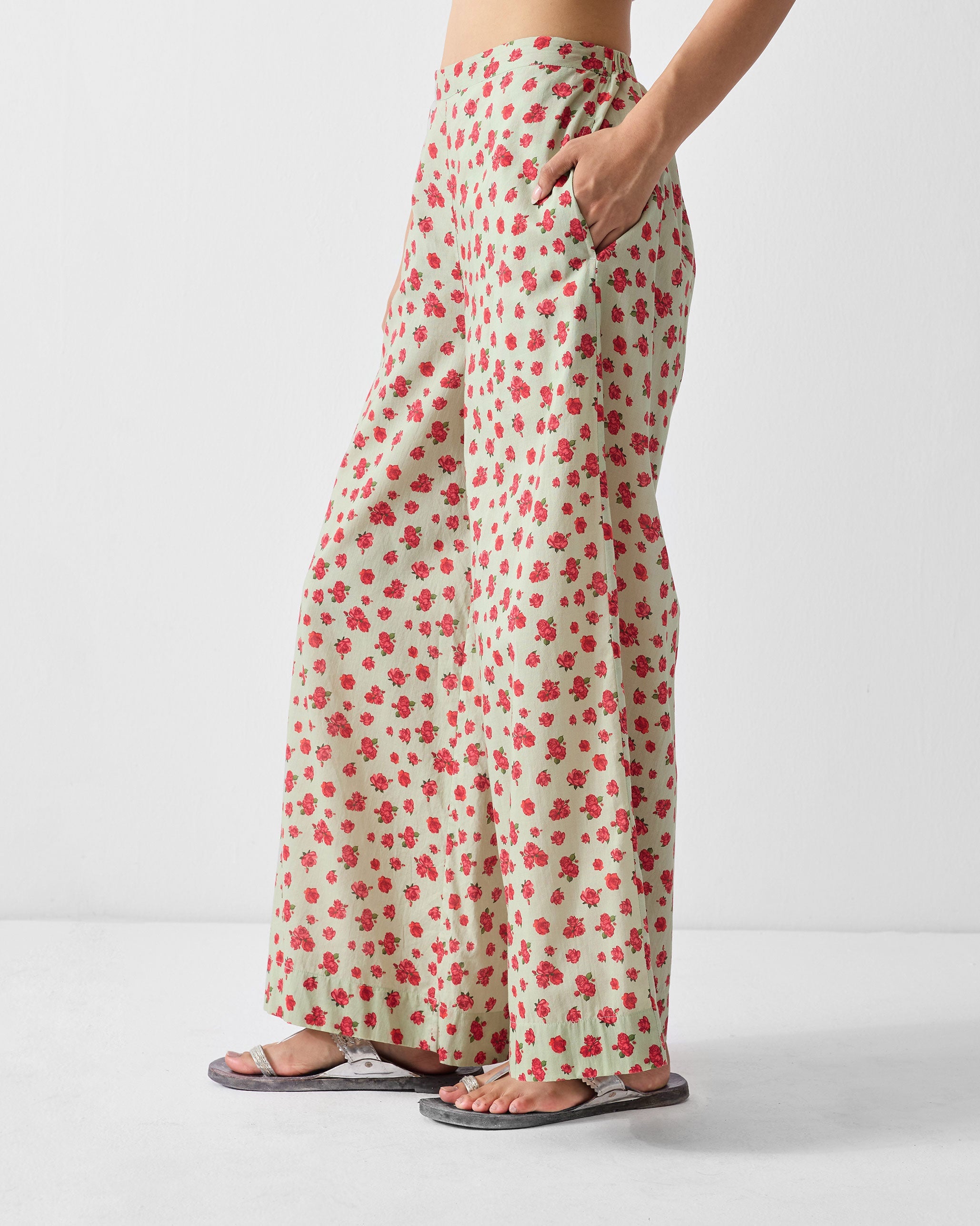 Basic Pyjamas - Mint & Watermelon Print