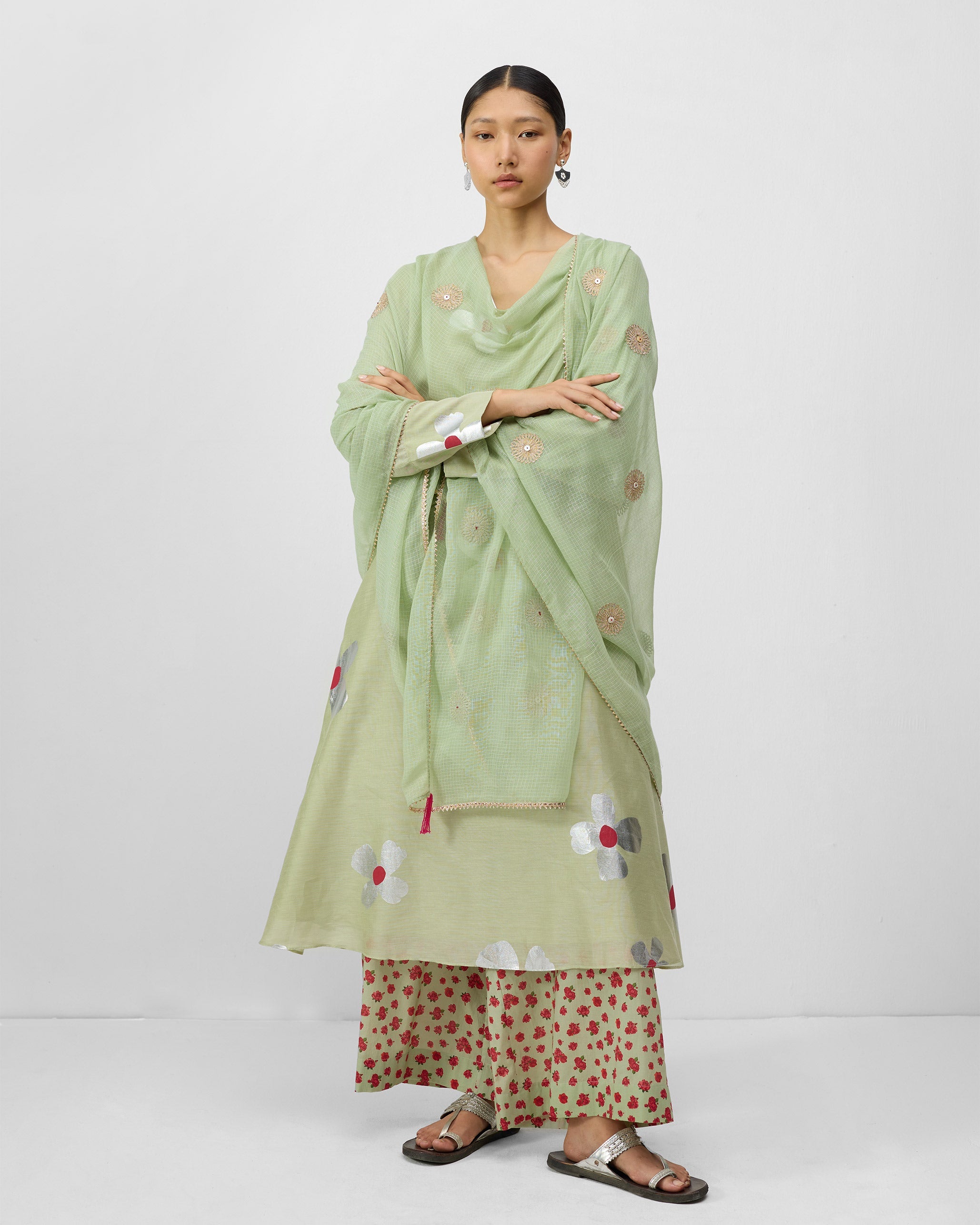 Basic Pyjamas - Mint & Watermelon Print