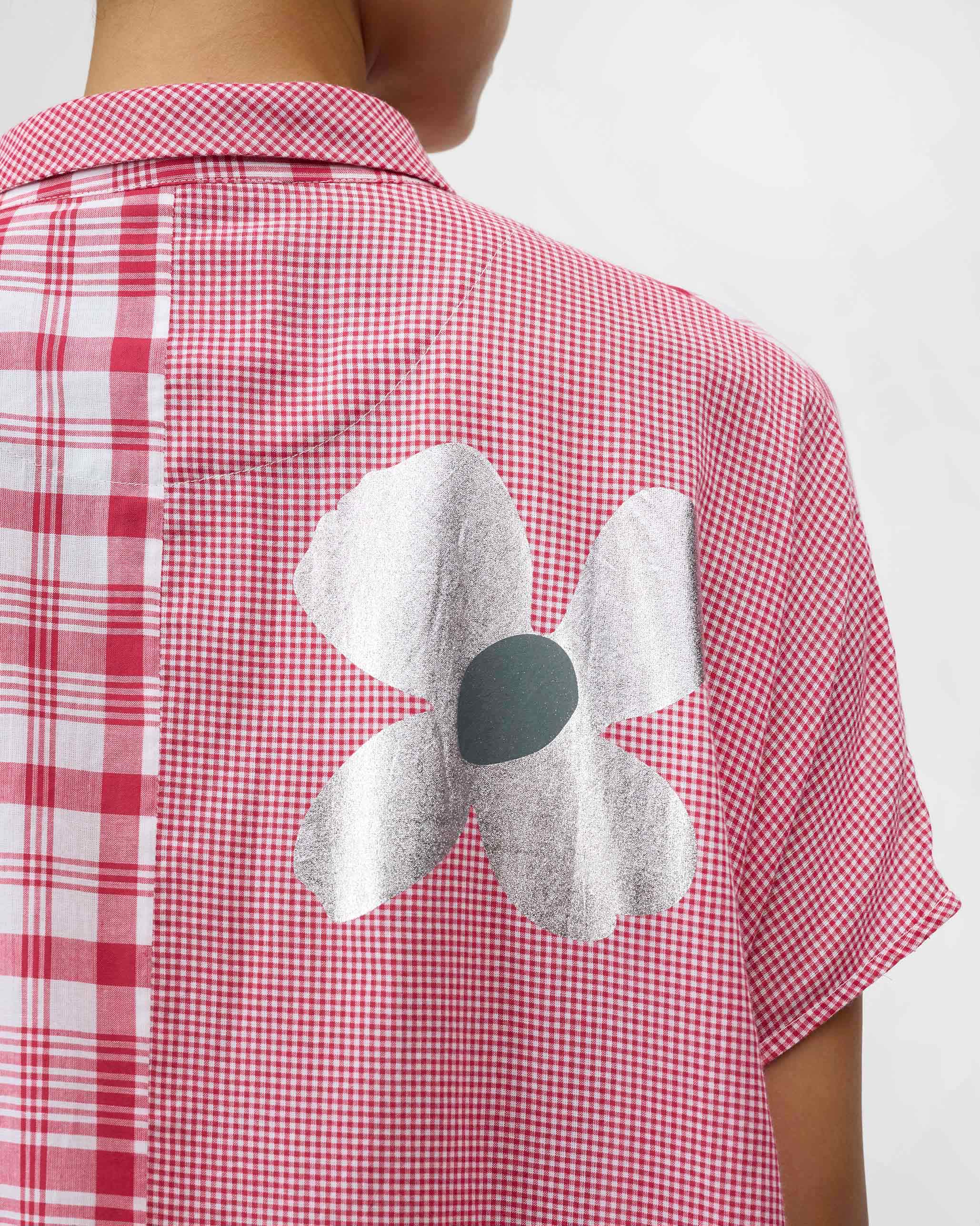 Treasure Kurta - Watermelon & White Checks