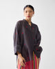 Cirrus Shirt - Charcoal & Watermelon Embroidered