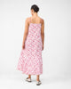 Kimsuka Dress - White & Watermelon Print