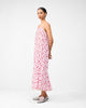 Kimsuka Dress - White & Watermelon Print