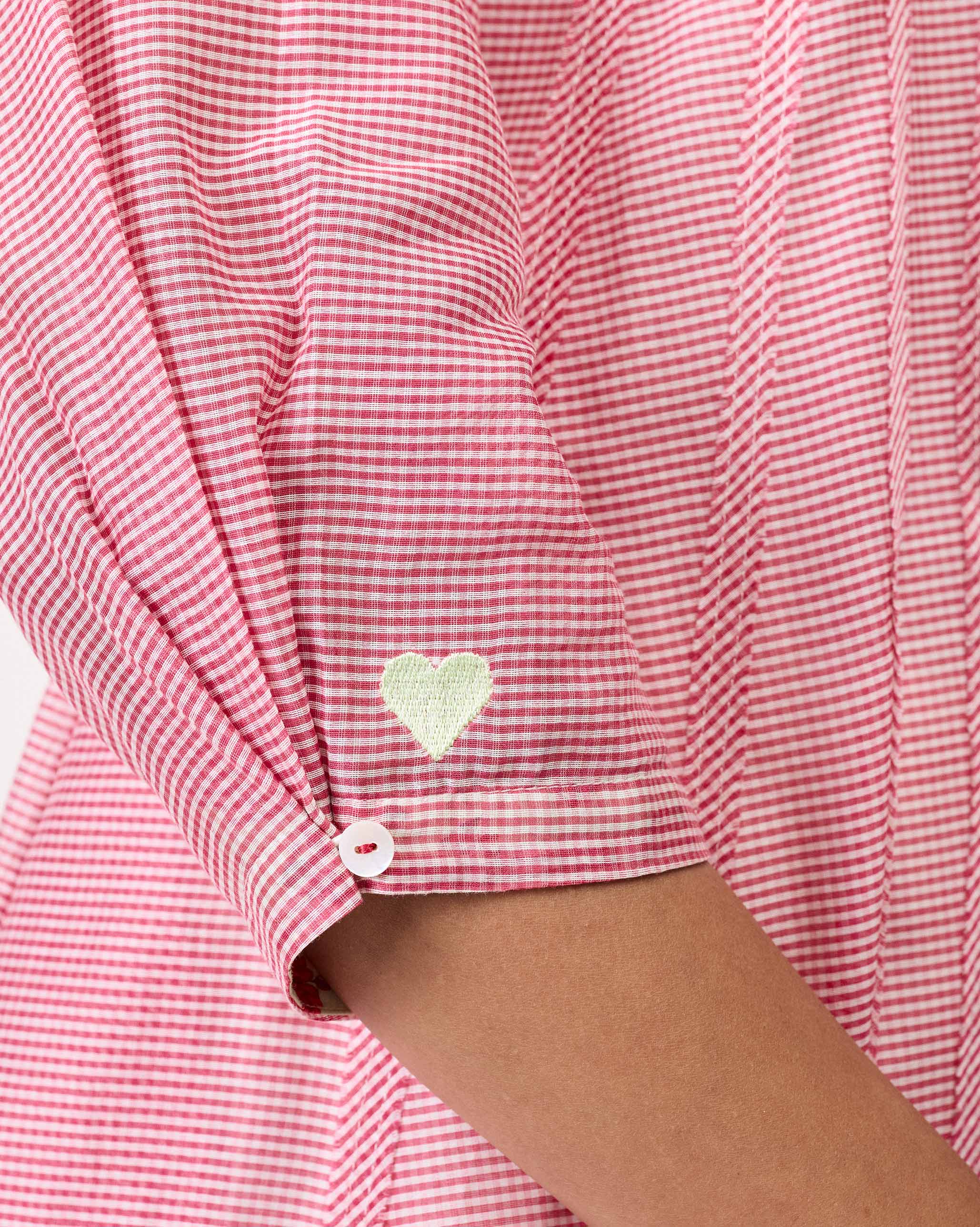 Pattaya Kurta with Slip - Watermelon