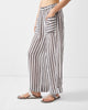 Serene Pants - Ivory & Charcoal Print