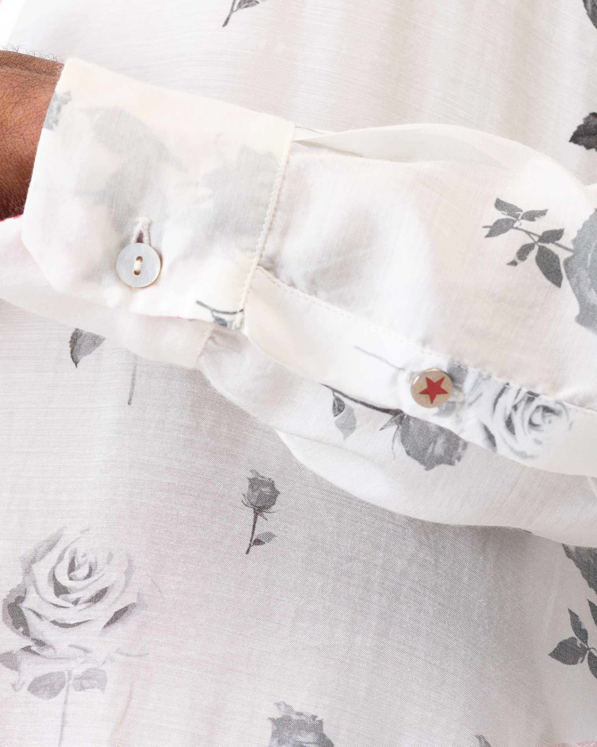 Astral Kurta - Light Grey Print