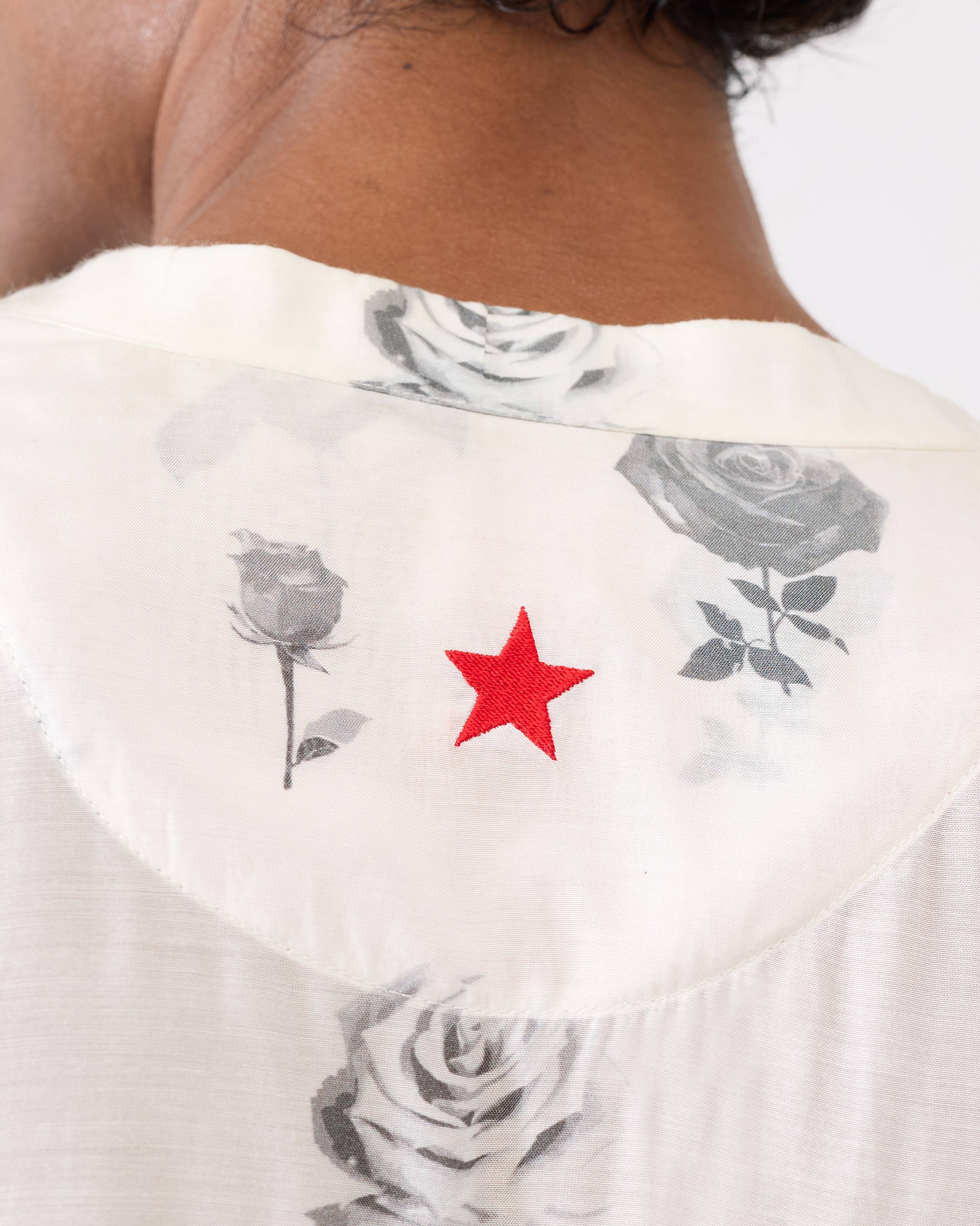 Astral Kurta - Light Grey Print