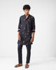 Fort Kurta - Black & Charcoal Print