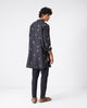 Fort Kurta - Black & Charcoal Print