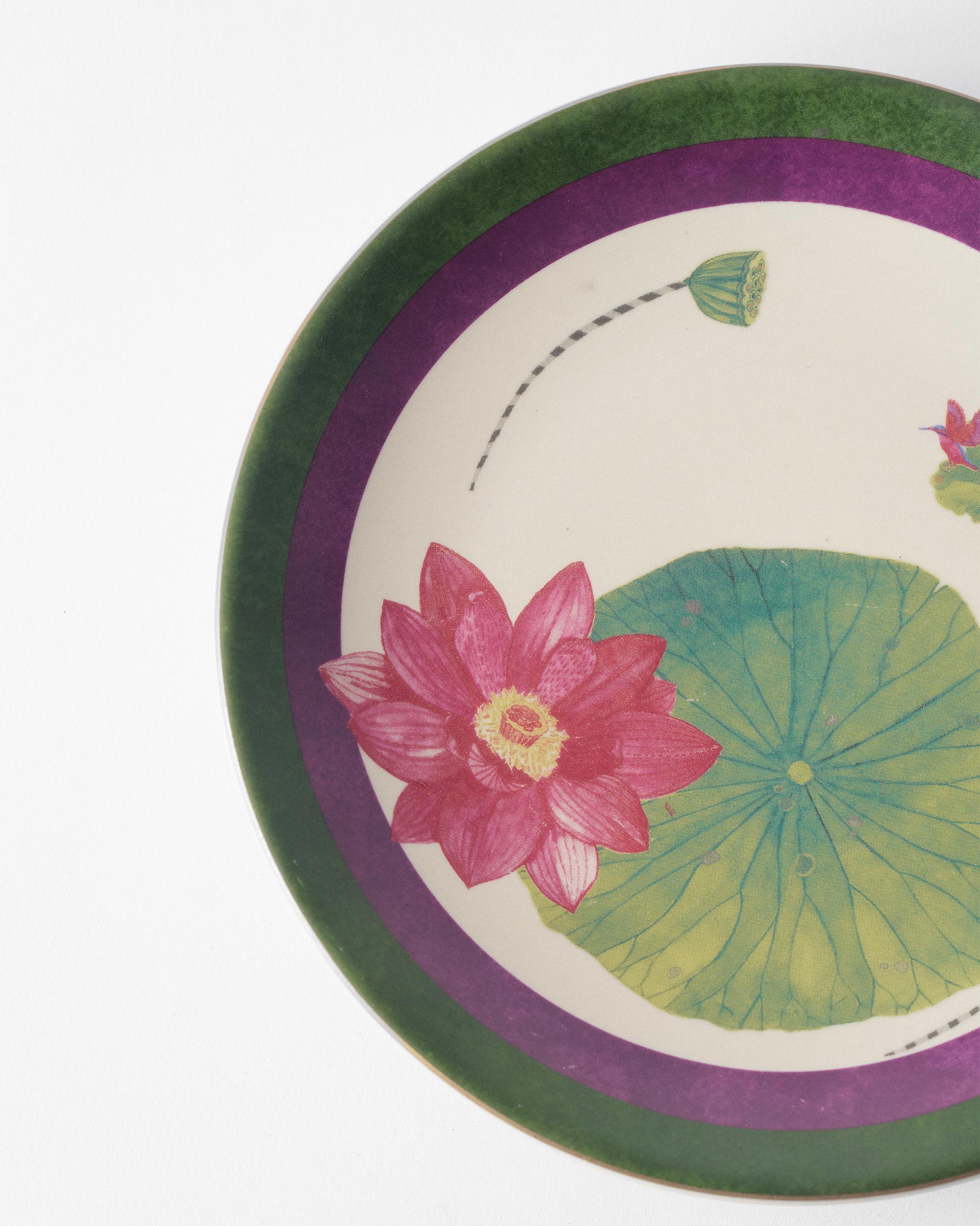 Lotus Garden Quarter Plate