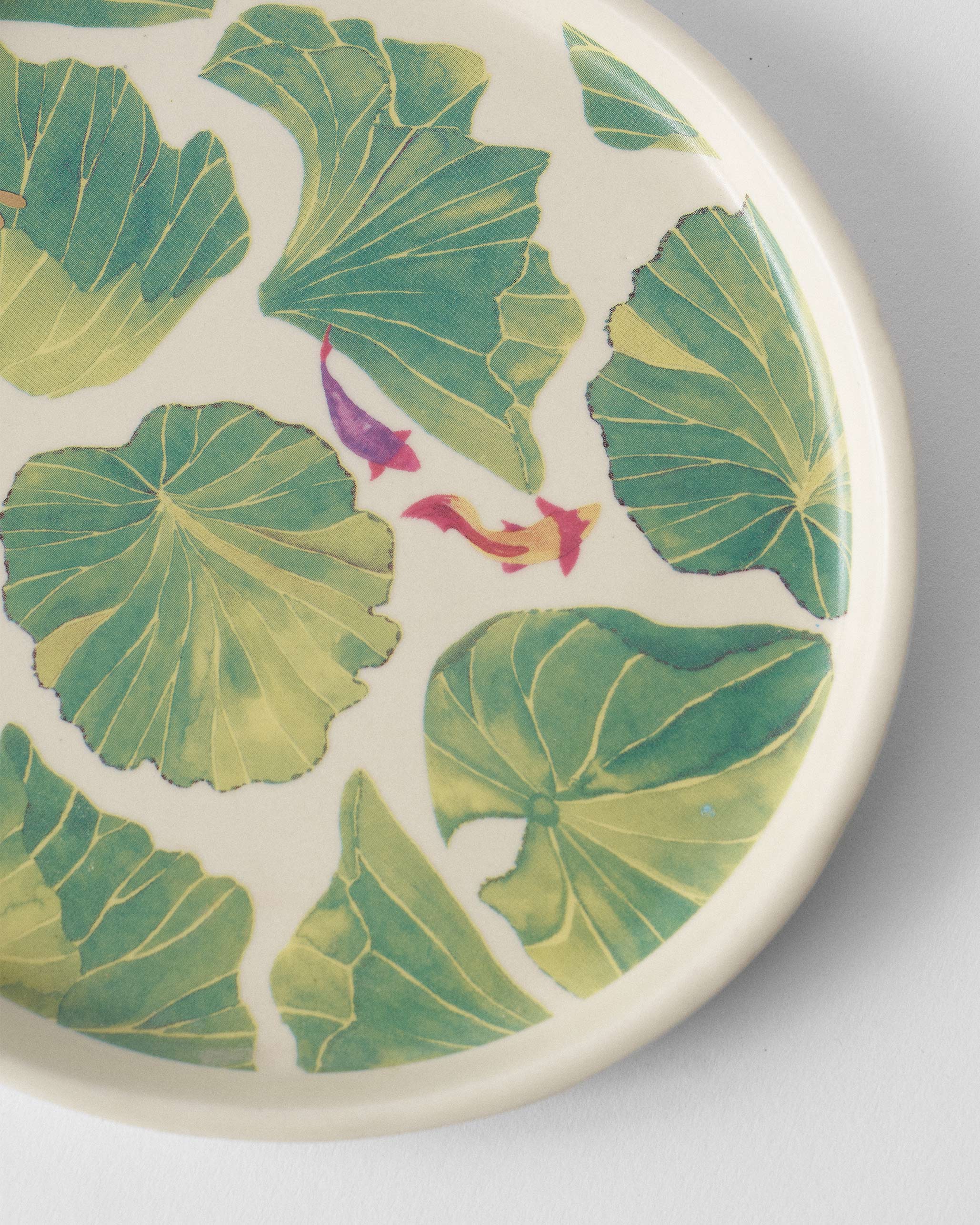 Lily Pond Dessert Plate
