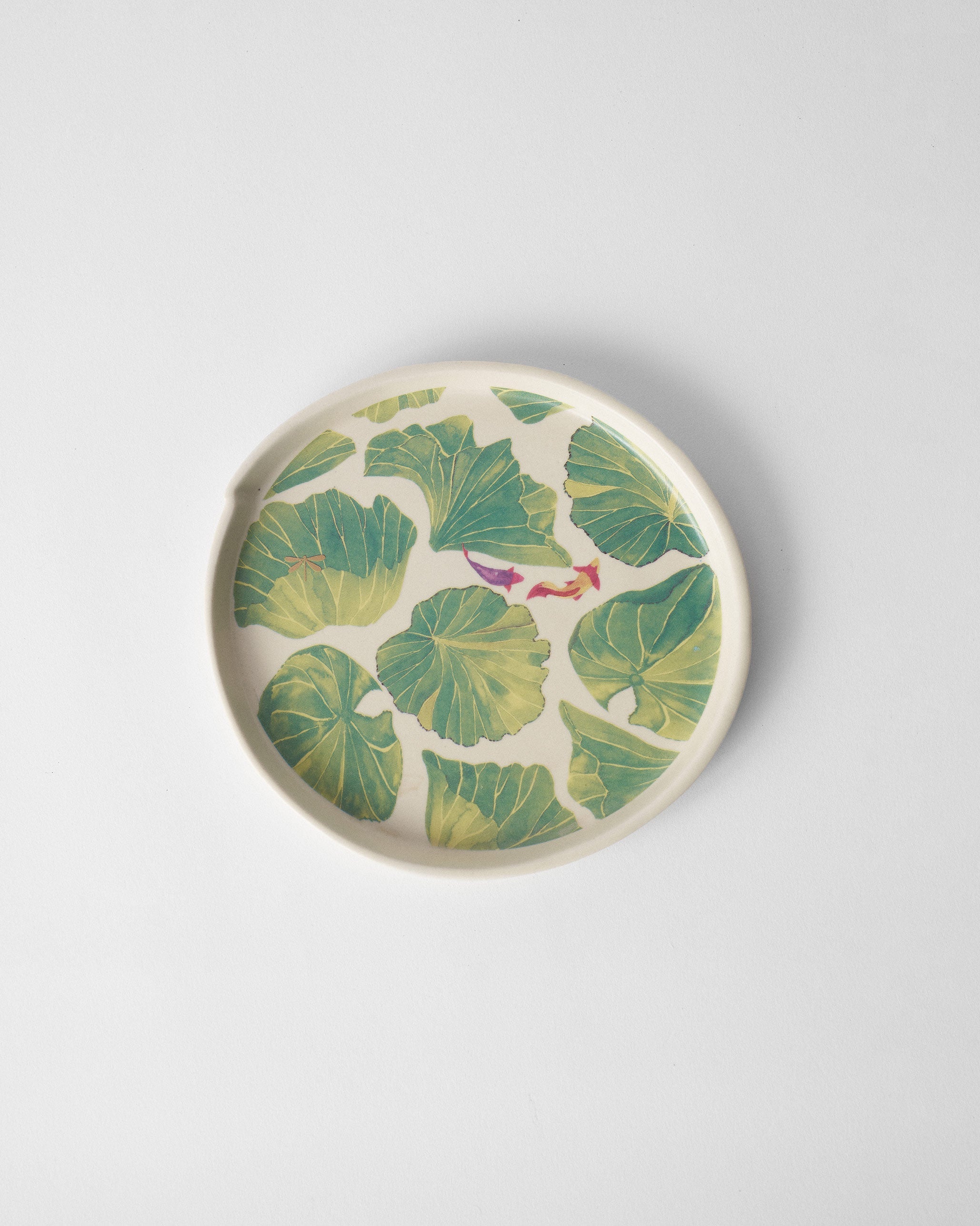 Lily Pond Dessert Plate